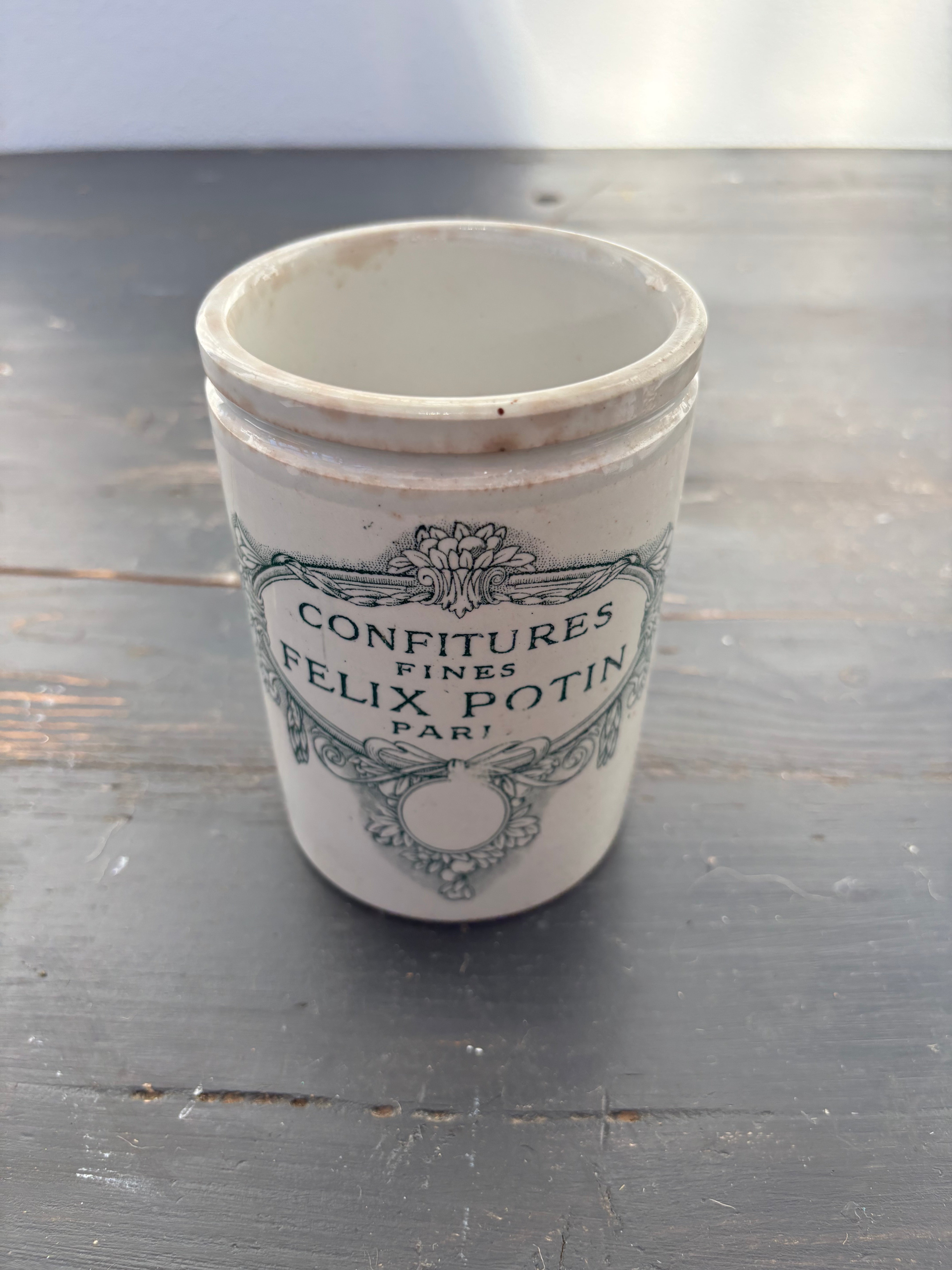 Felix Potin krukke, 13 cm