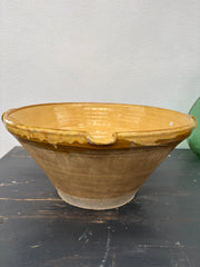 Gult fad, Ø54 cm.