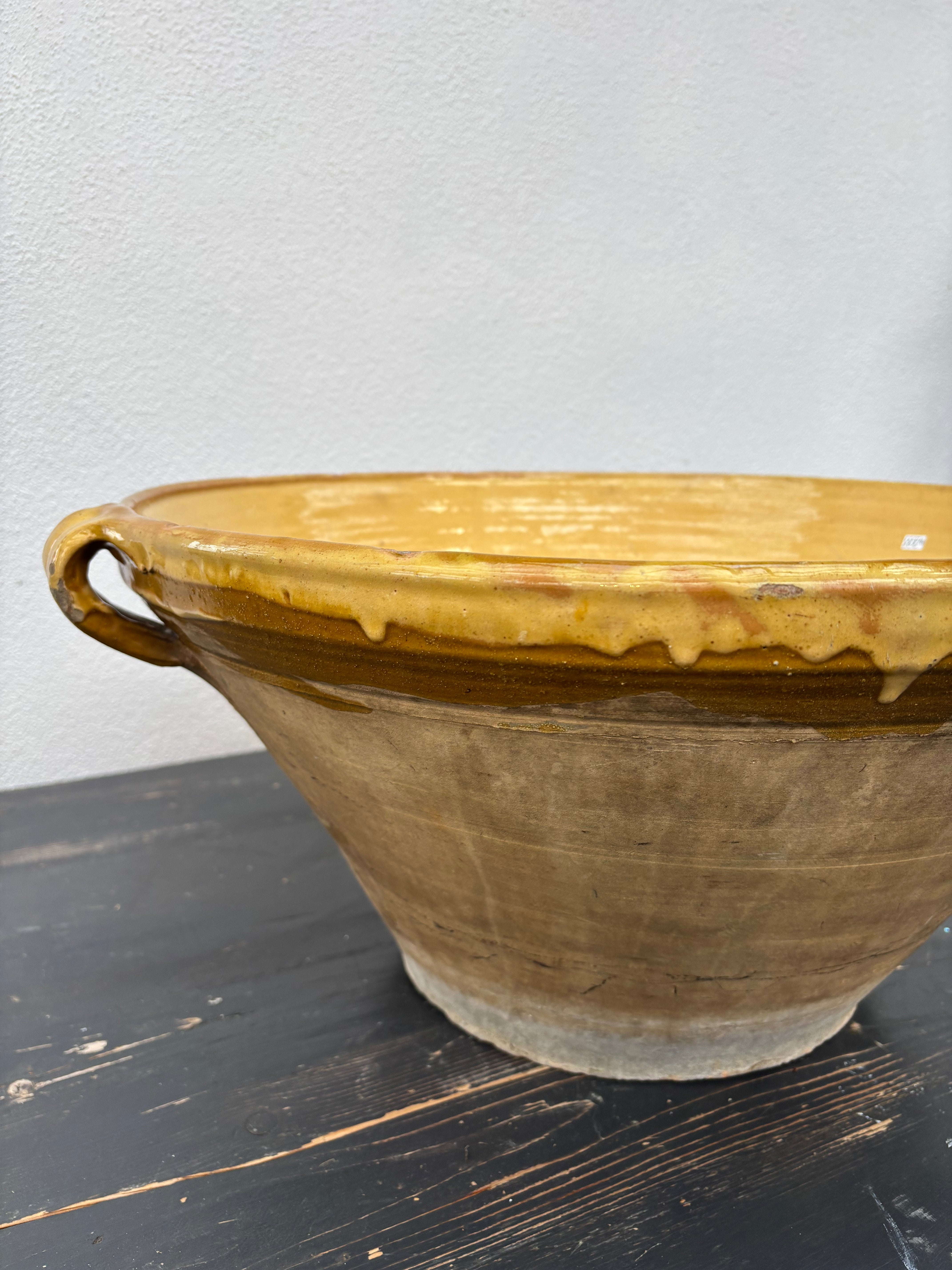 Gult fad, Ø54 cm.