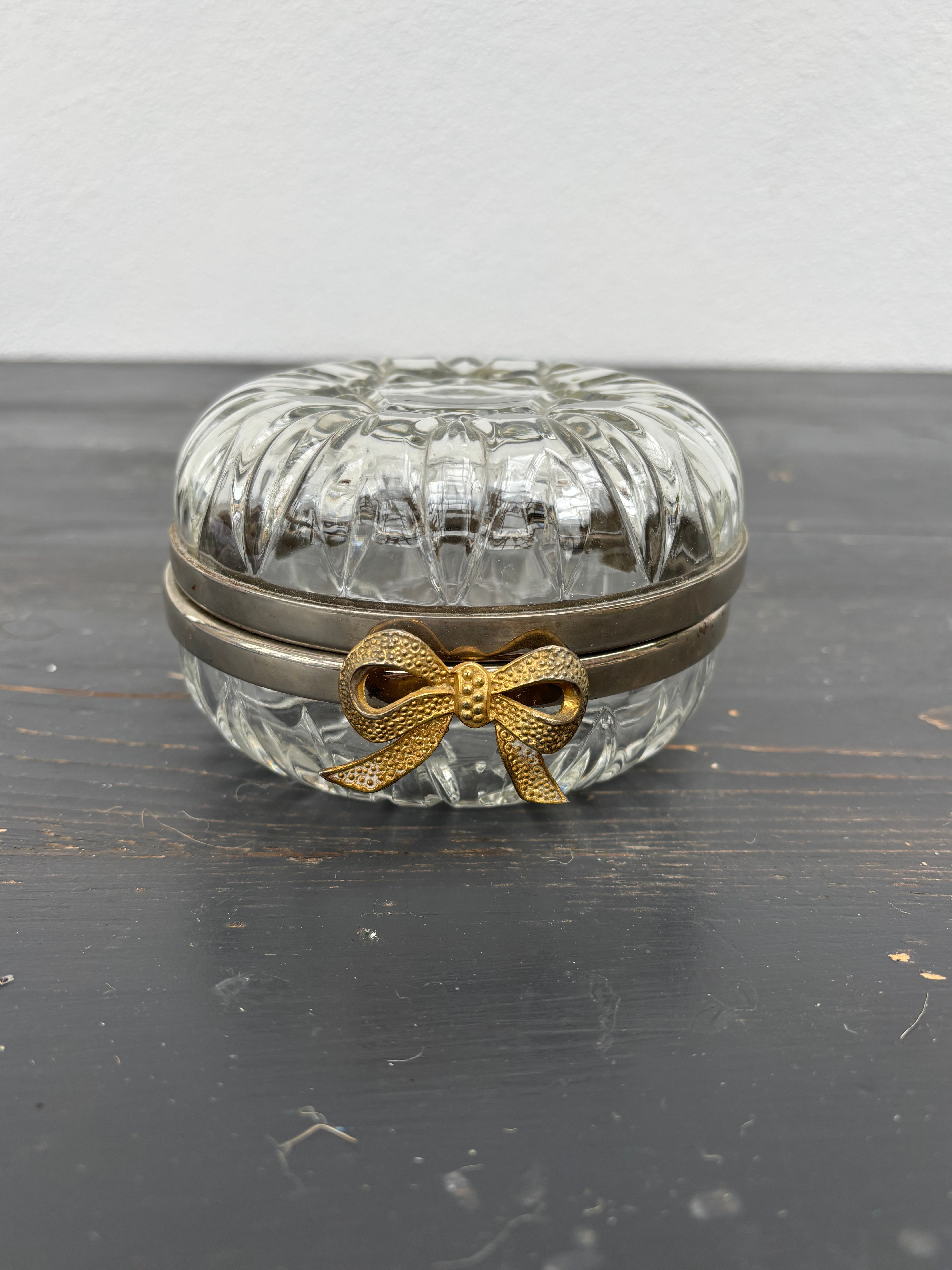 Glasskål m. låg