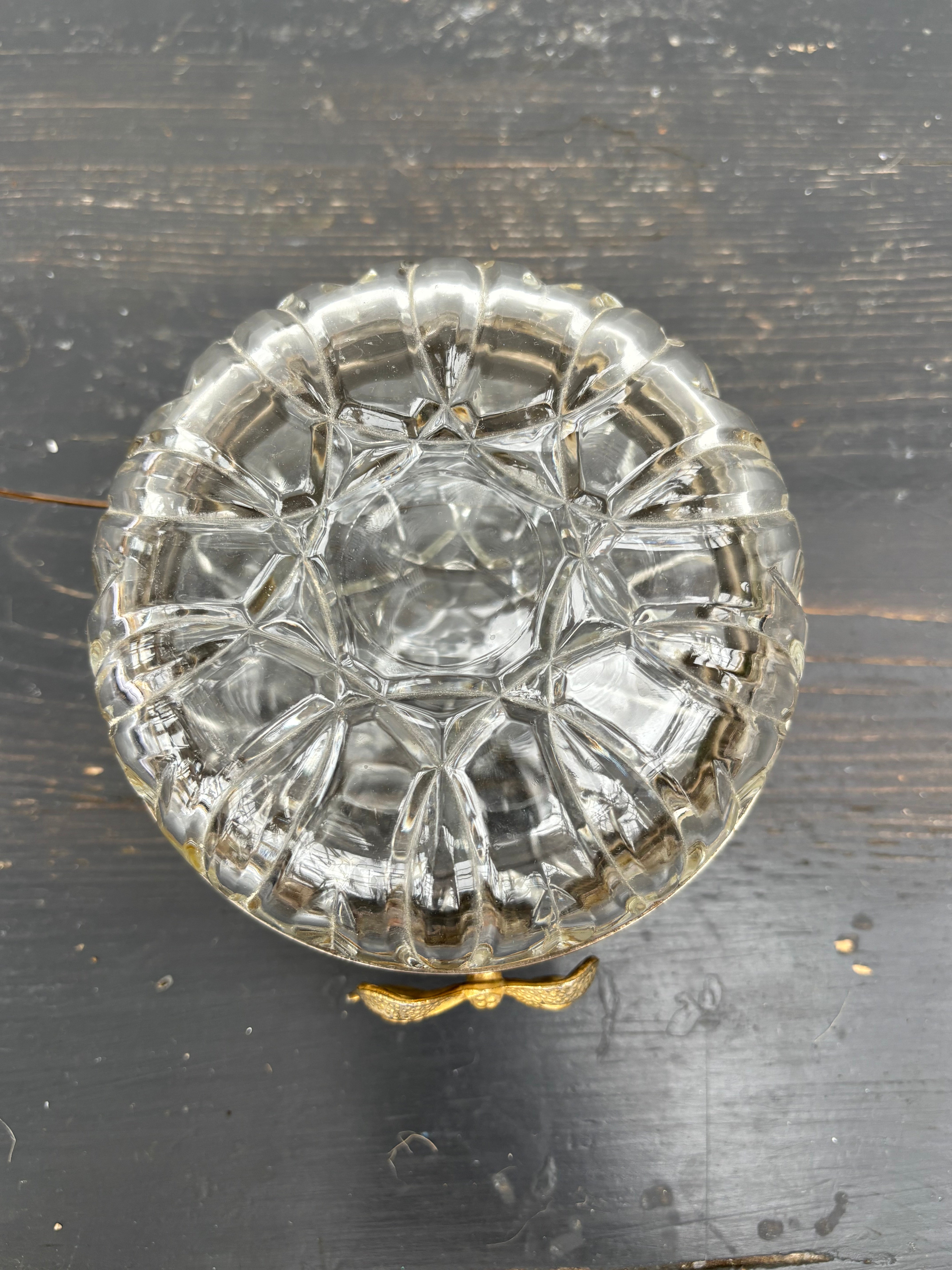 Glasskål m. låg