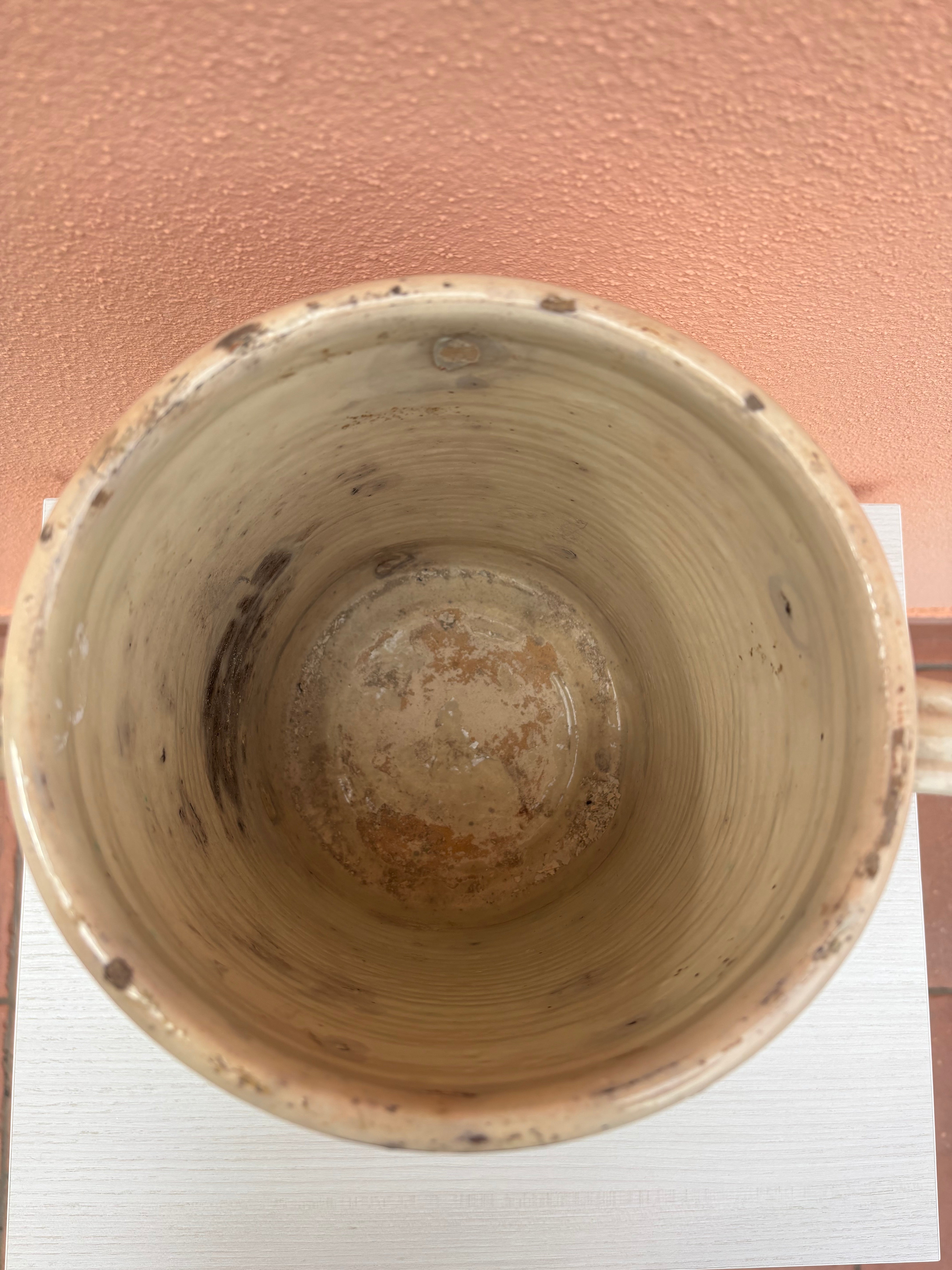 Italiensk krukke, h26 cm.