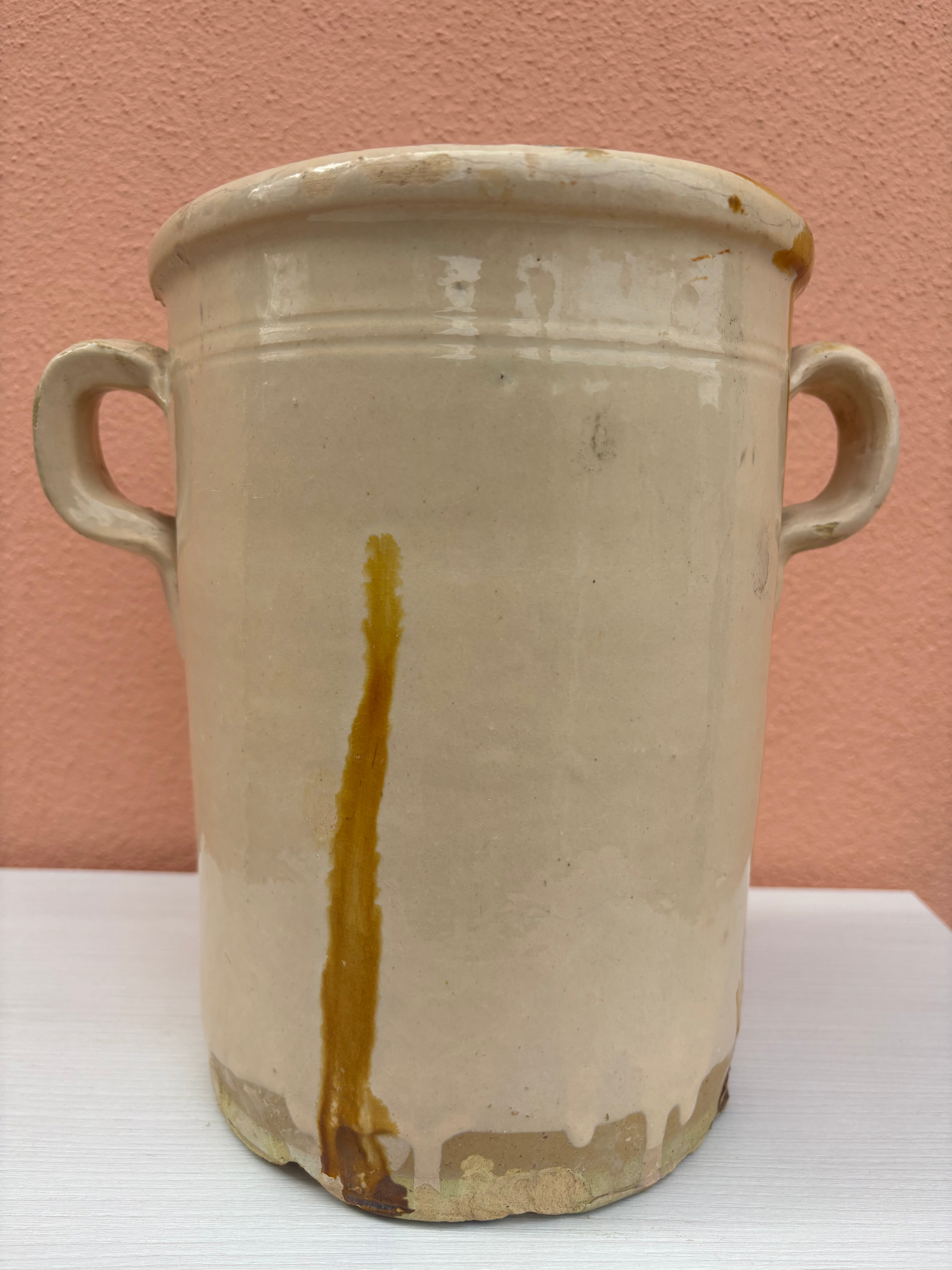 Italiensk krukke, h25 cm.
