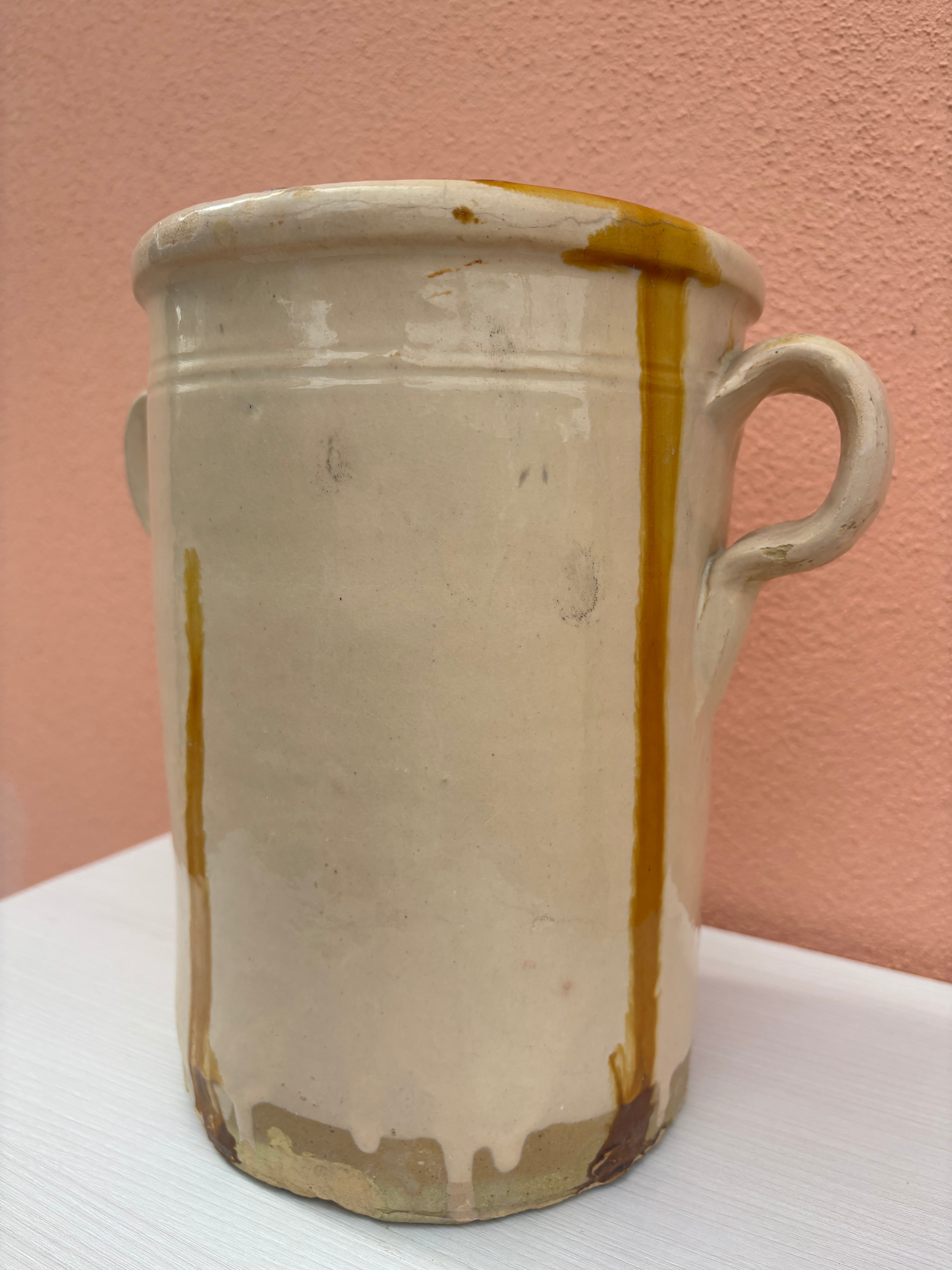 Italiensk krukke, h25 cm.