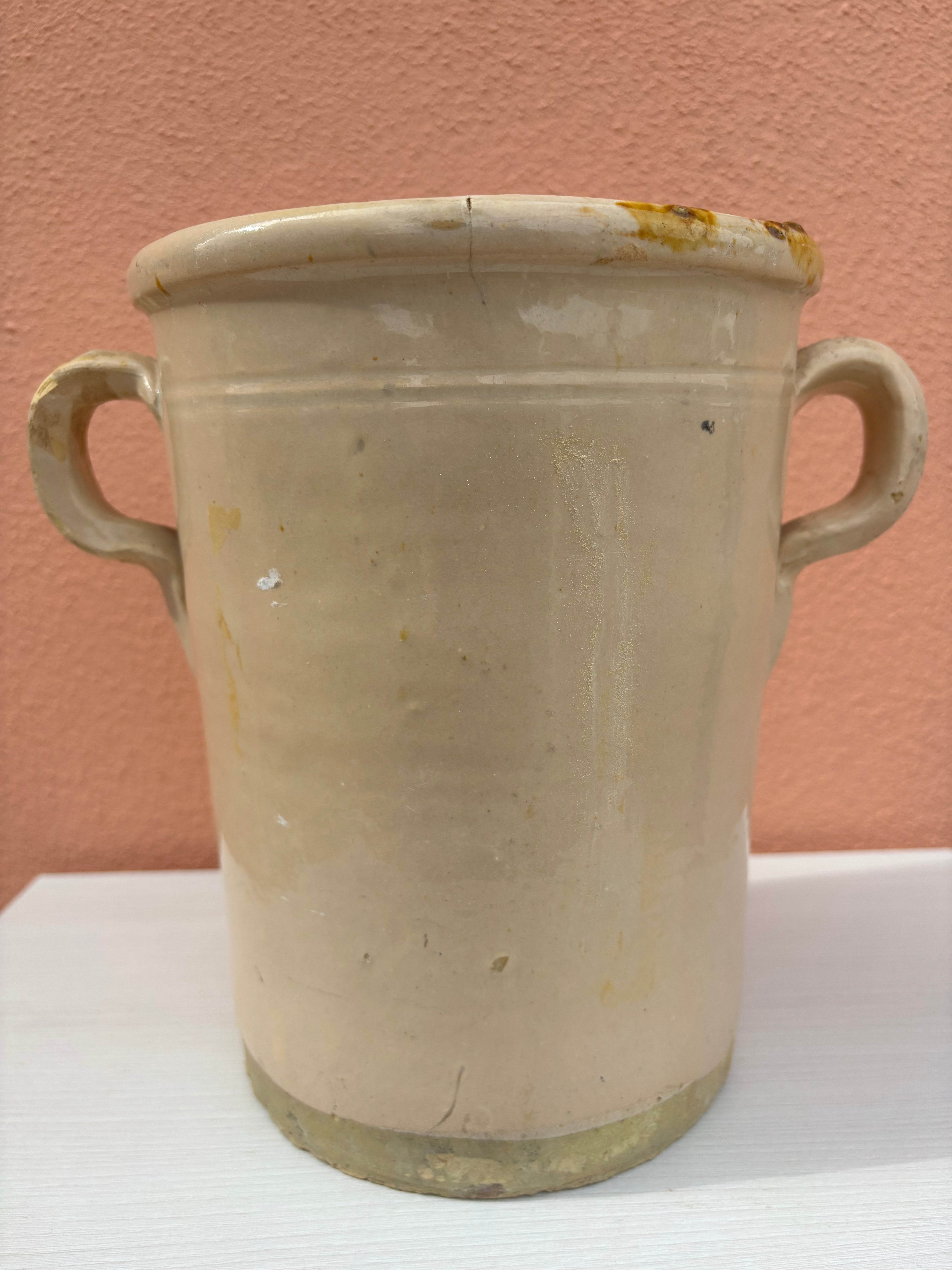 Italiensk krukke, h25 cm.
