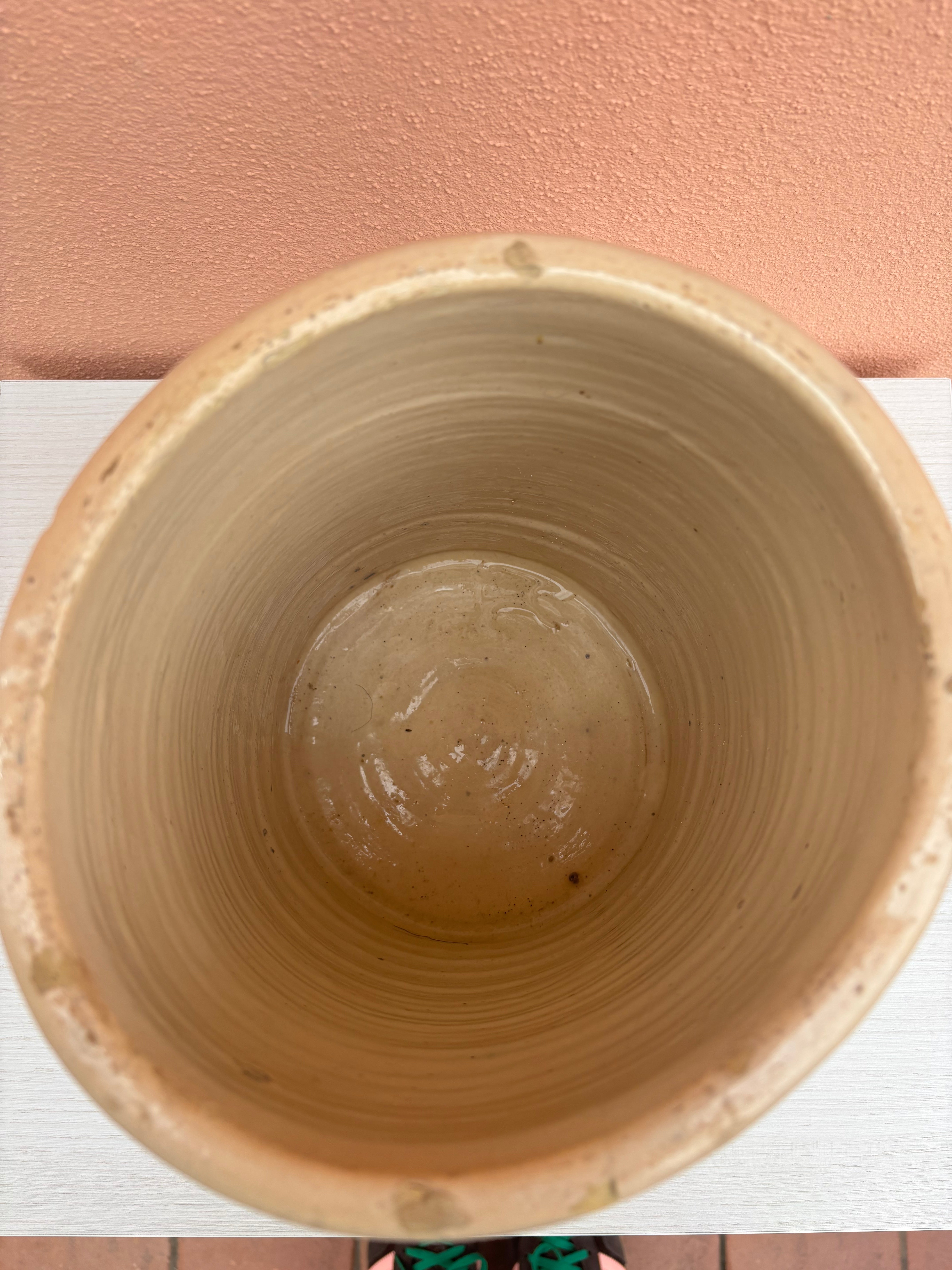 Italiensk krukke, h24 cm.