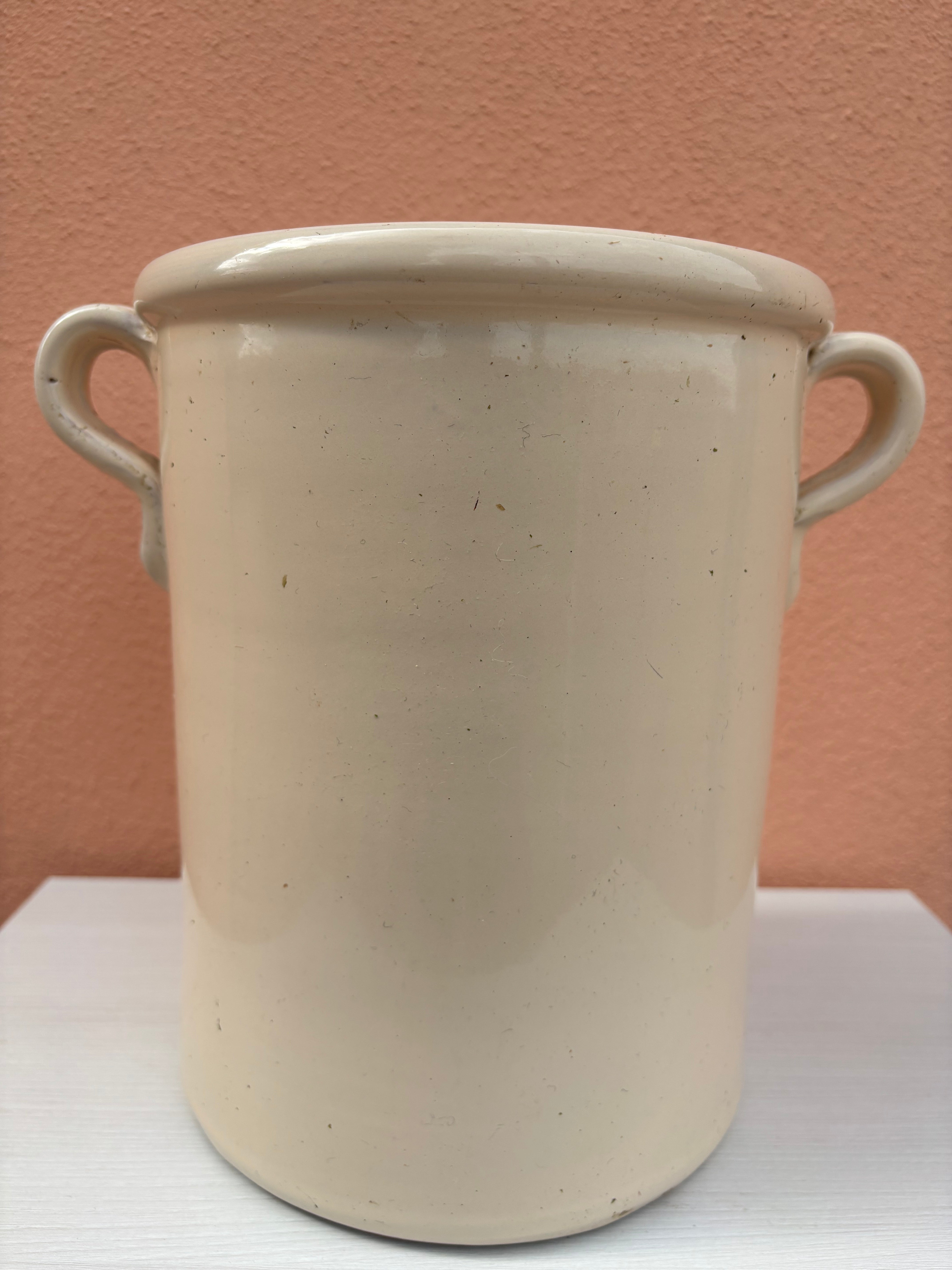 Italiensk krukke, h26 cm.