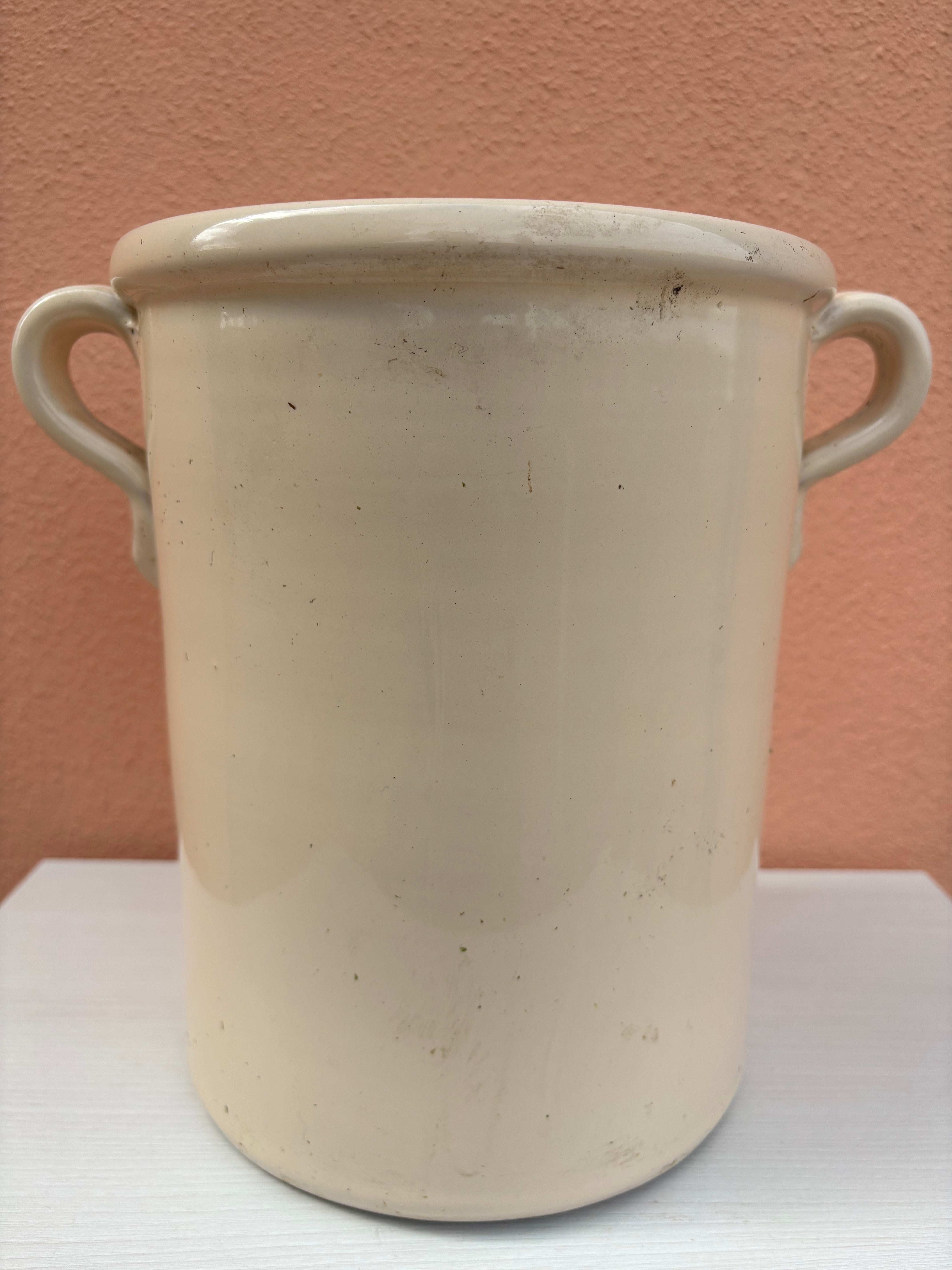 Italiensk krukke, h26 cm.