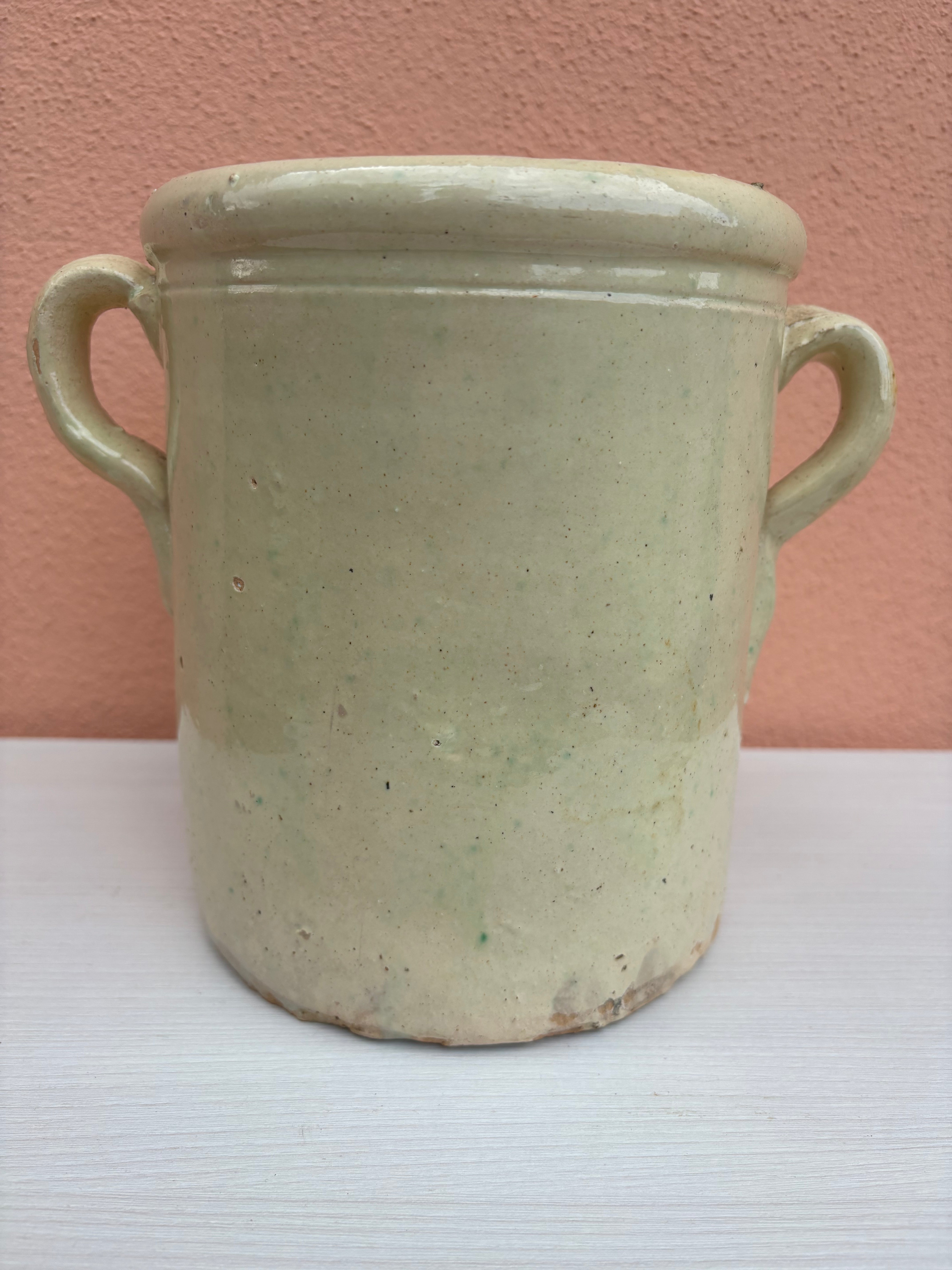 Italiensk krukke, h19 cm.