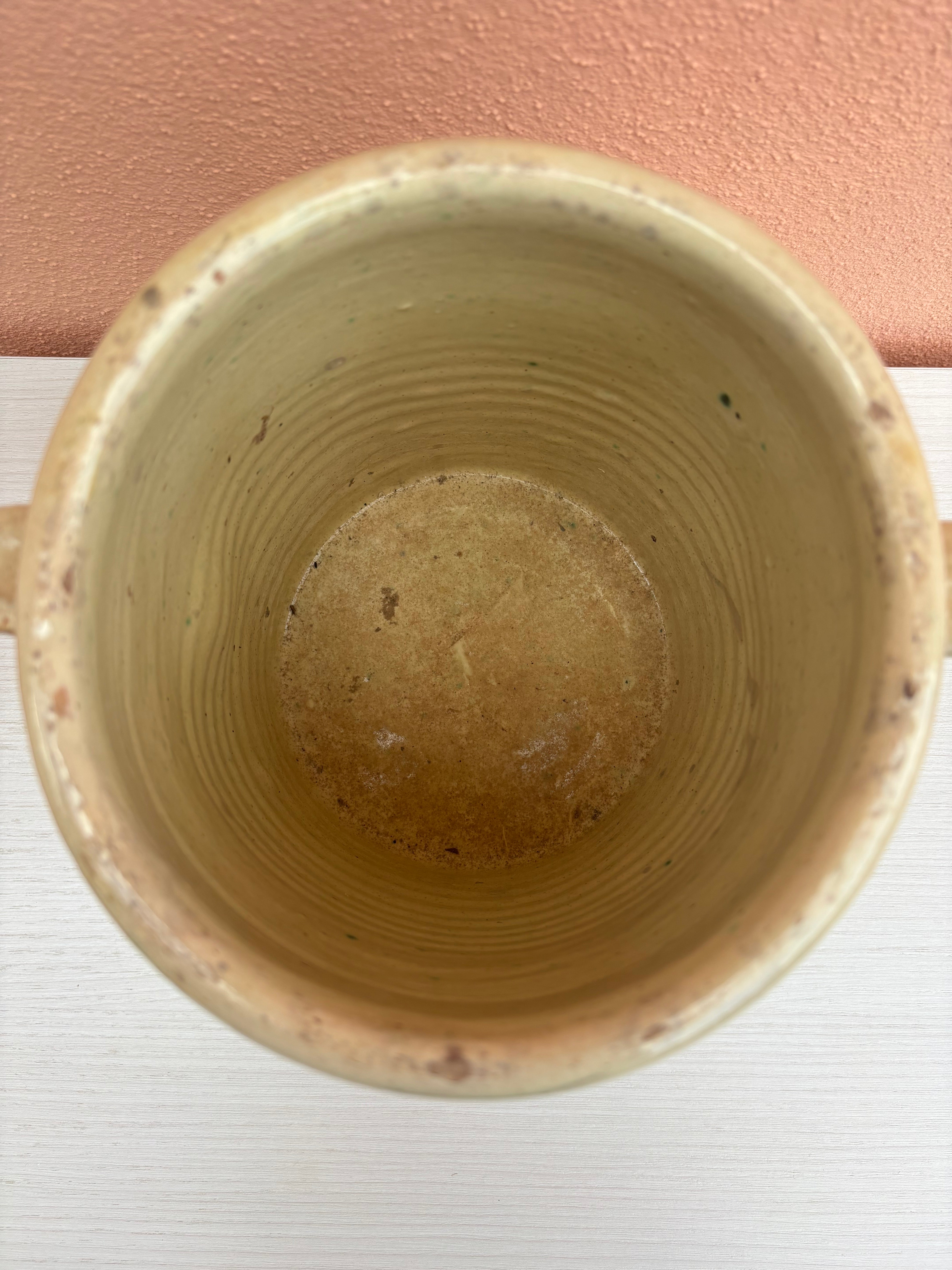 Italiensk krukke, h19 cm.
