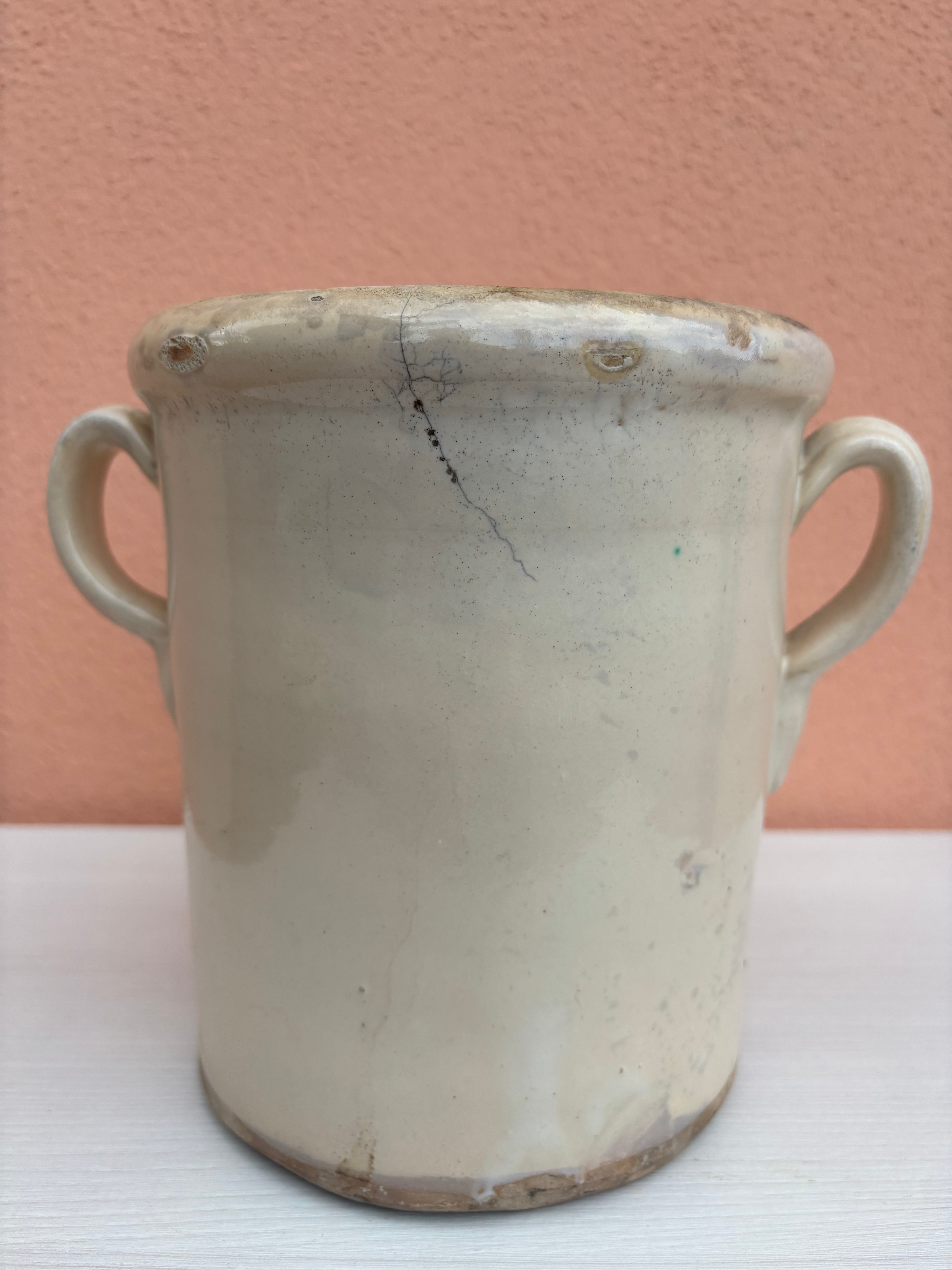 Italiensk krukke, h18 cm.