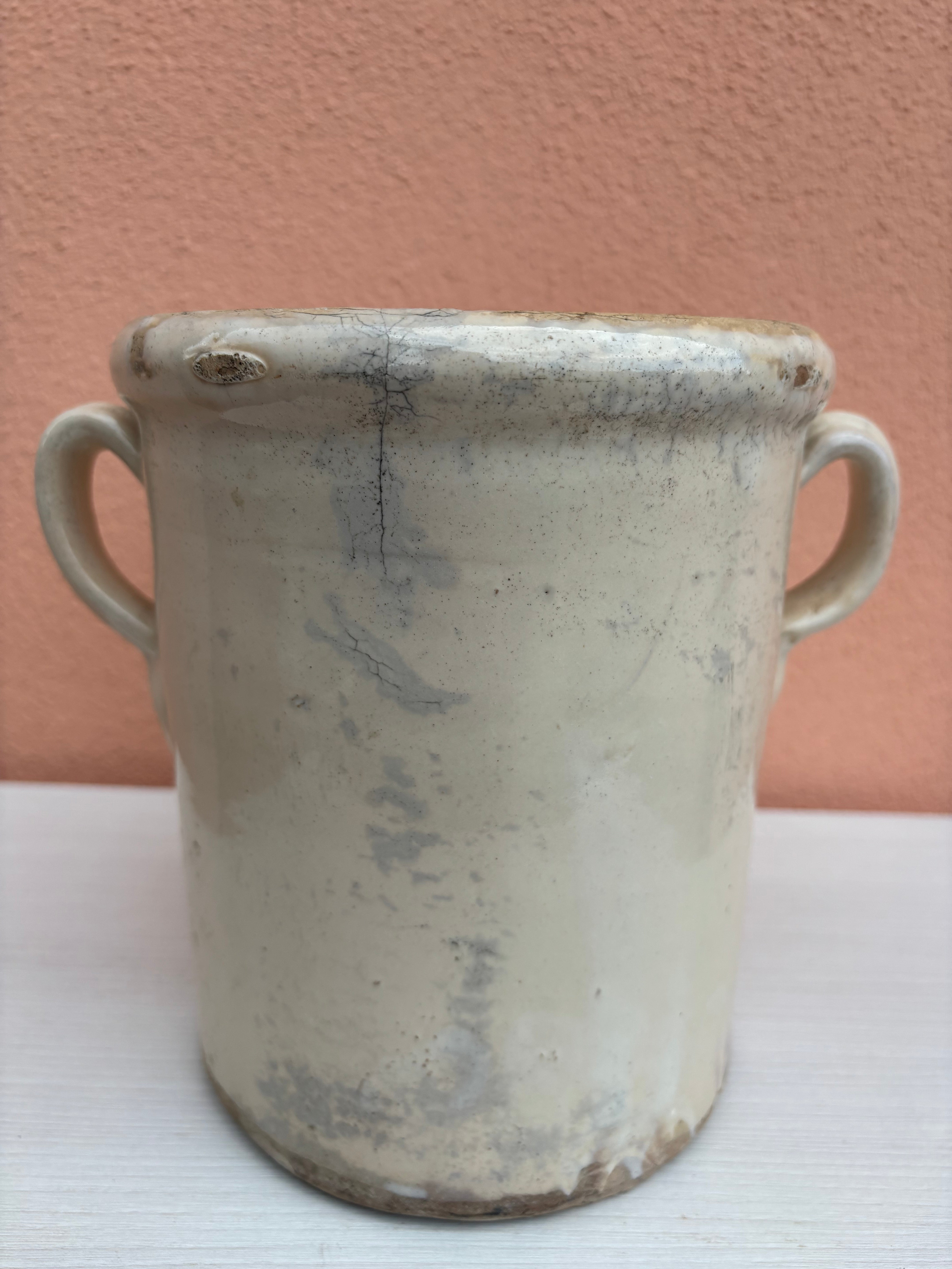 Italiensk krukke, h18 cm.