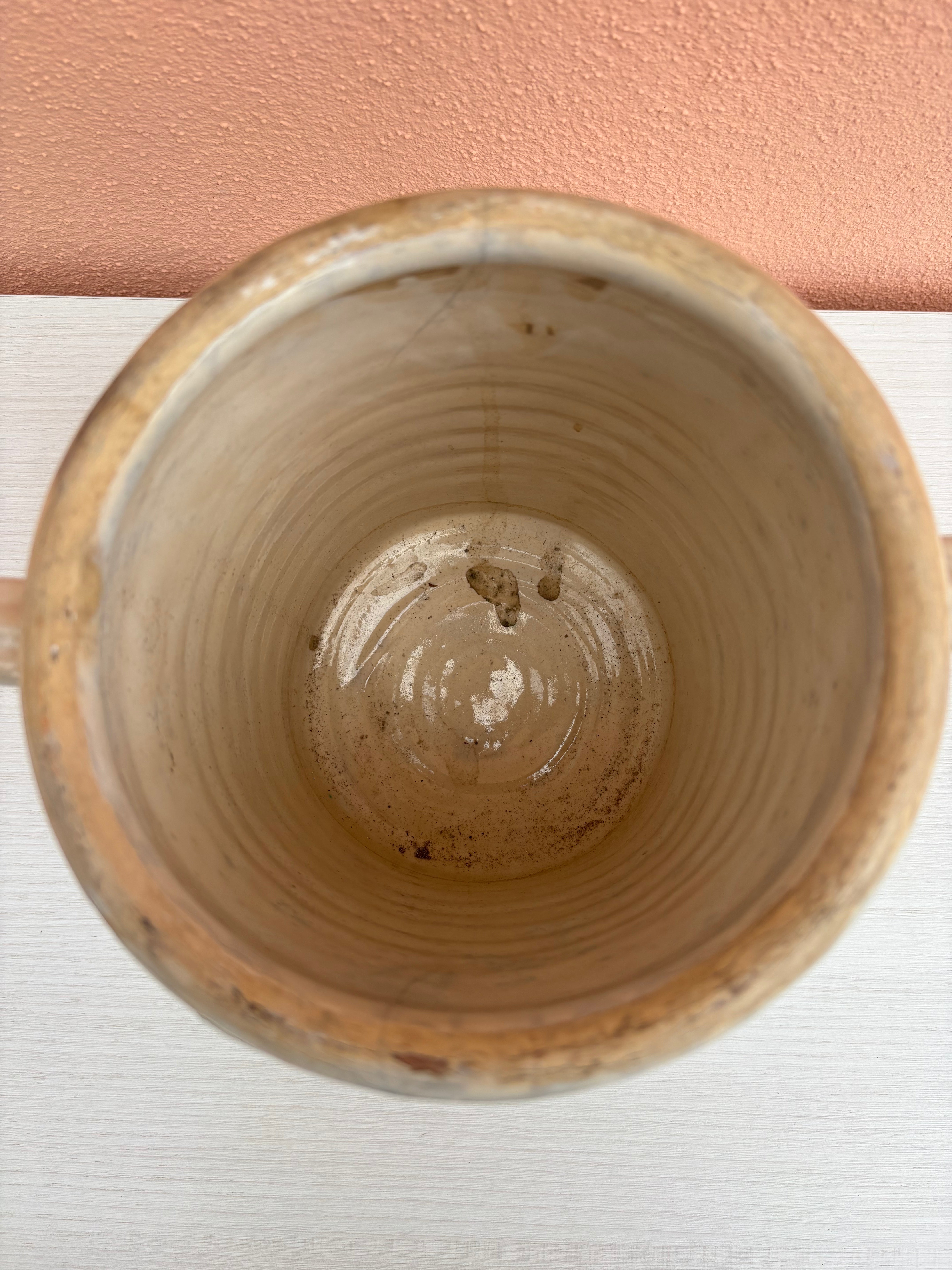 Italiensk krukke, h18 cm.