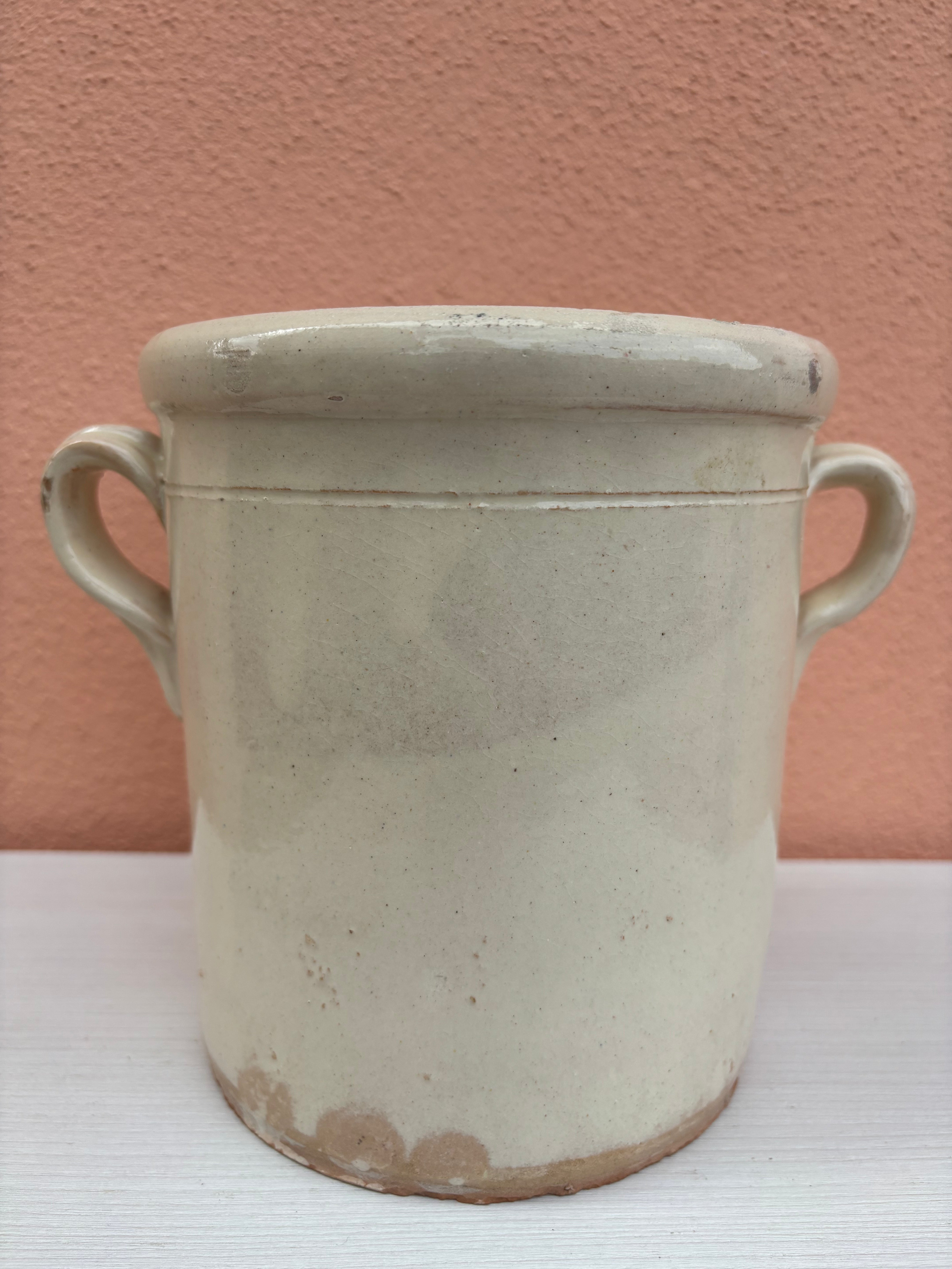 Italiensk krukke, h17 cm.
