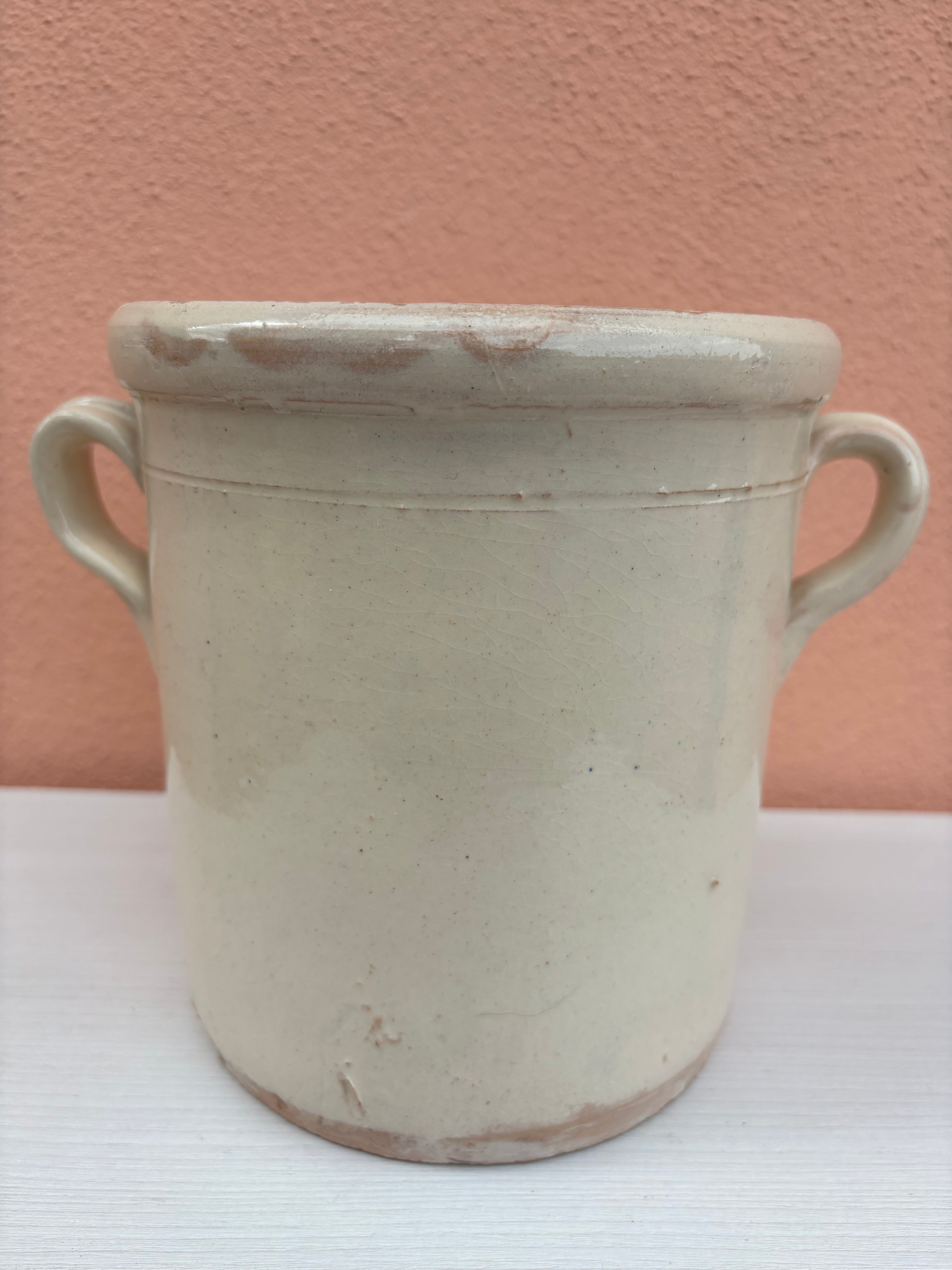 Italiensk krukke, h17 cm.
