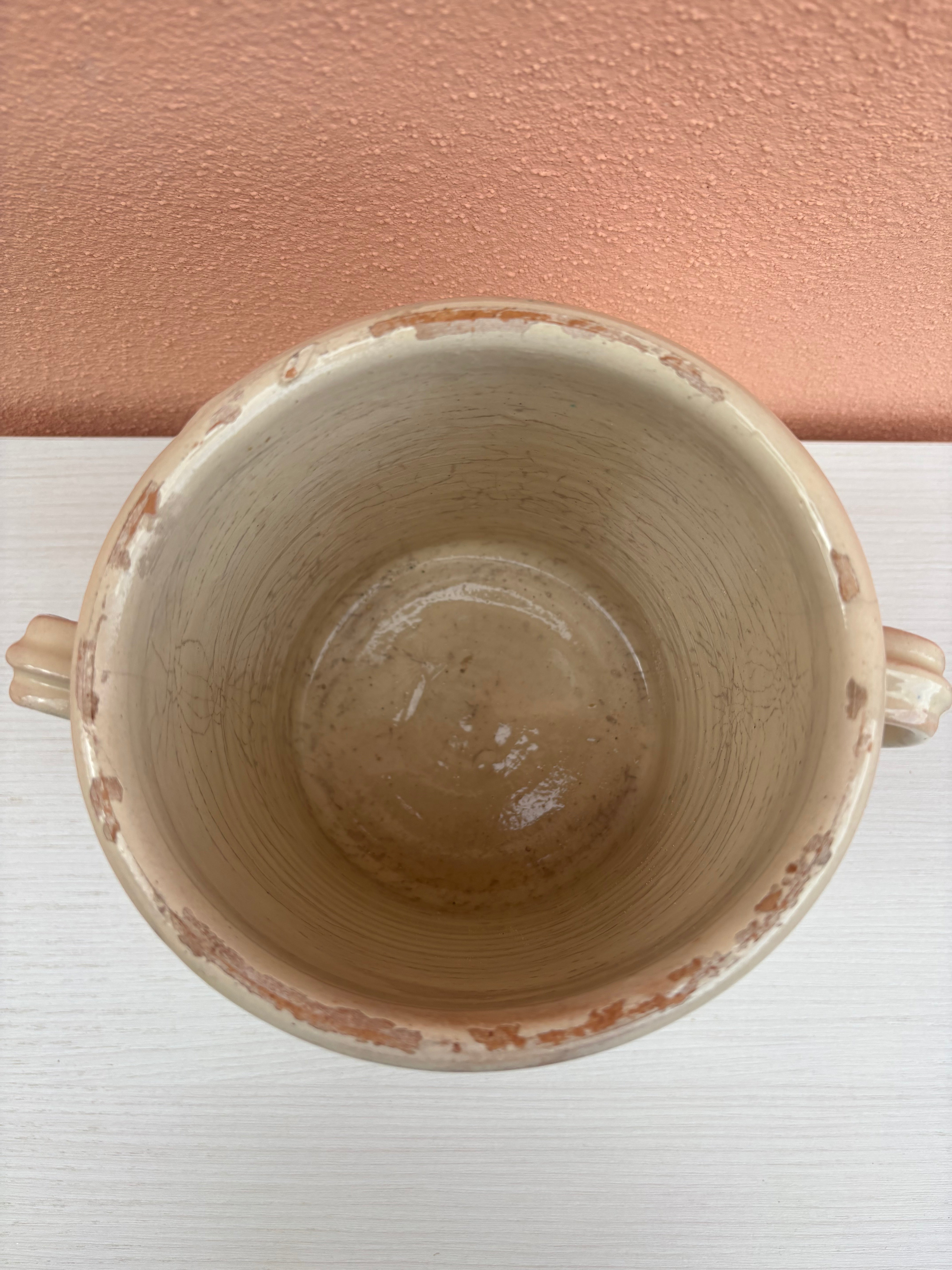 Italiensk krukke, h17 cm.
