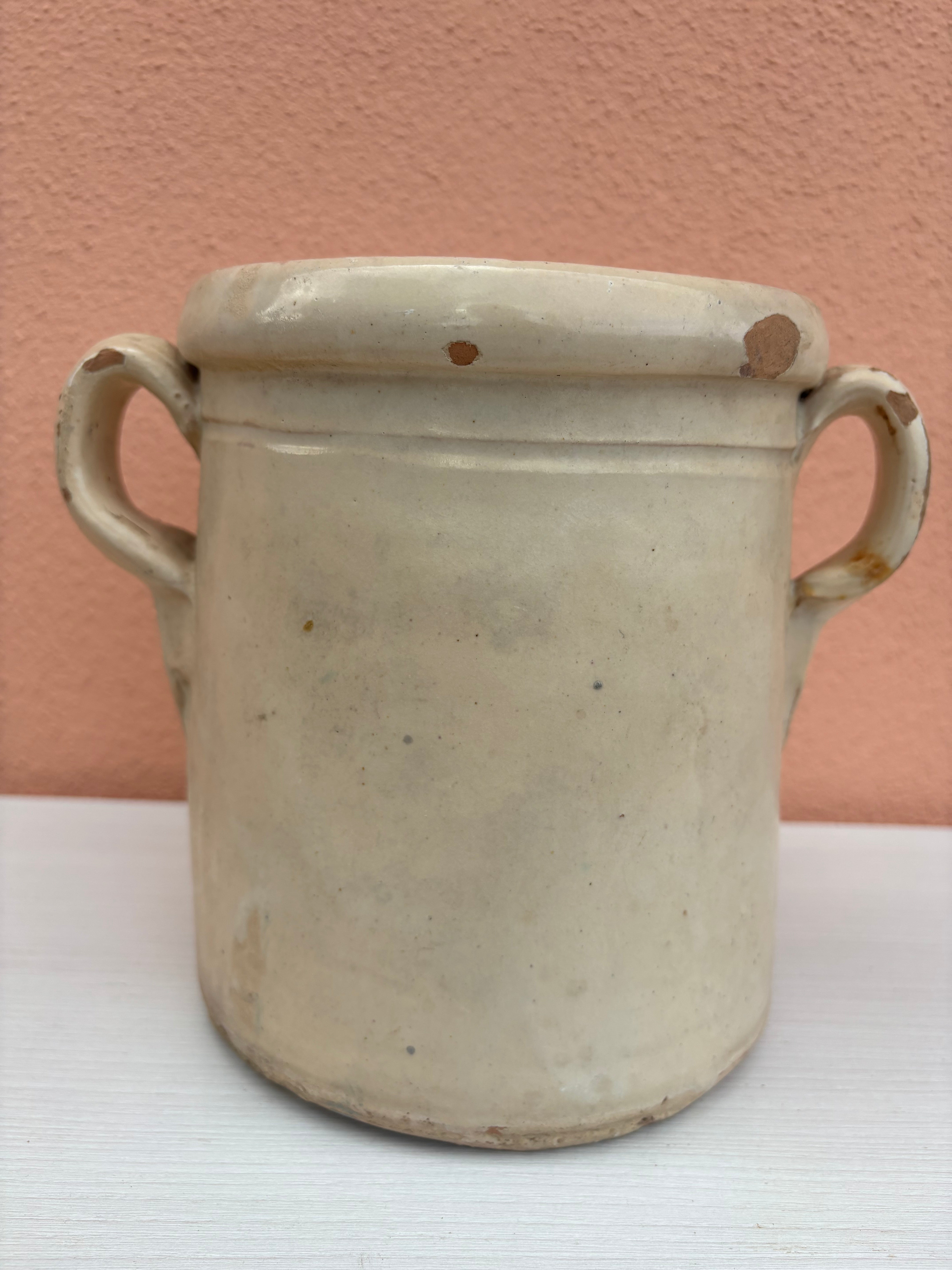 Italiensk krukke, h18 cm.