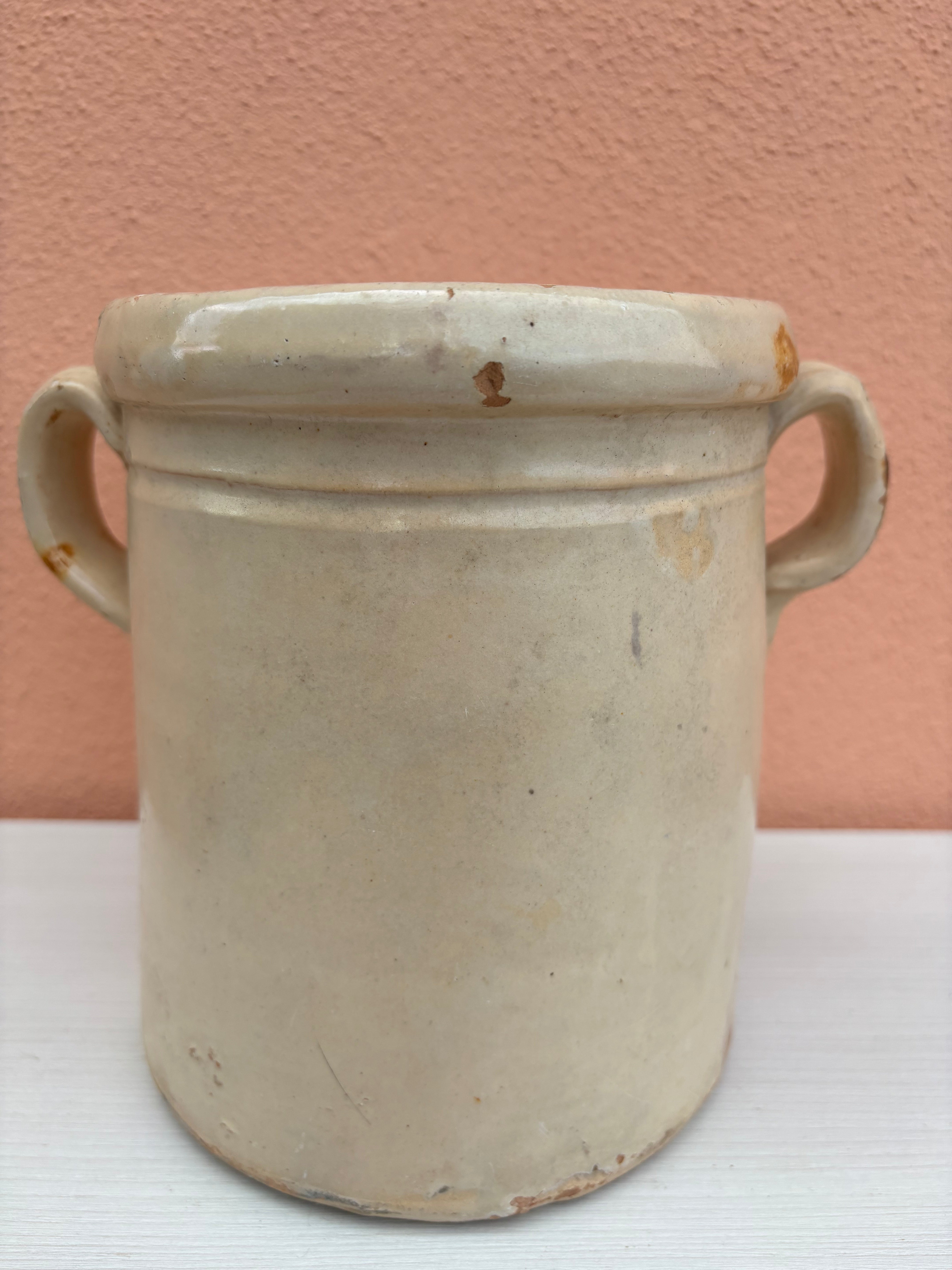 Italiensk krukke, h18 cm.
