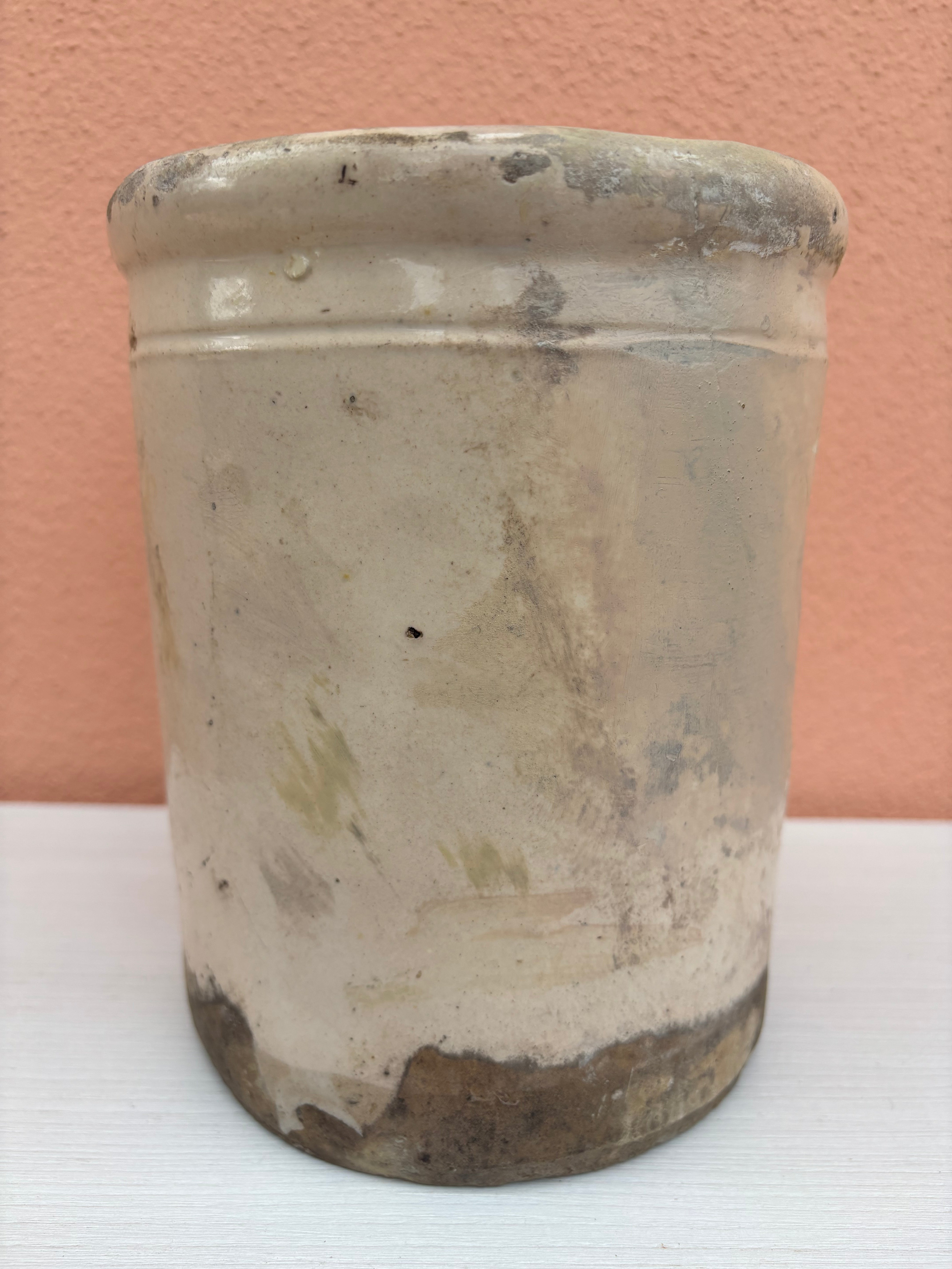 Italiensk krukke, h20 cm.