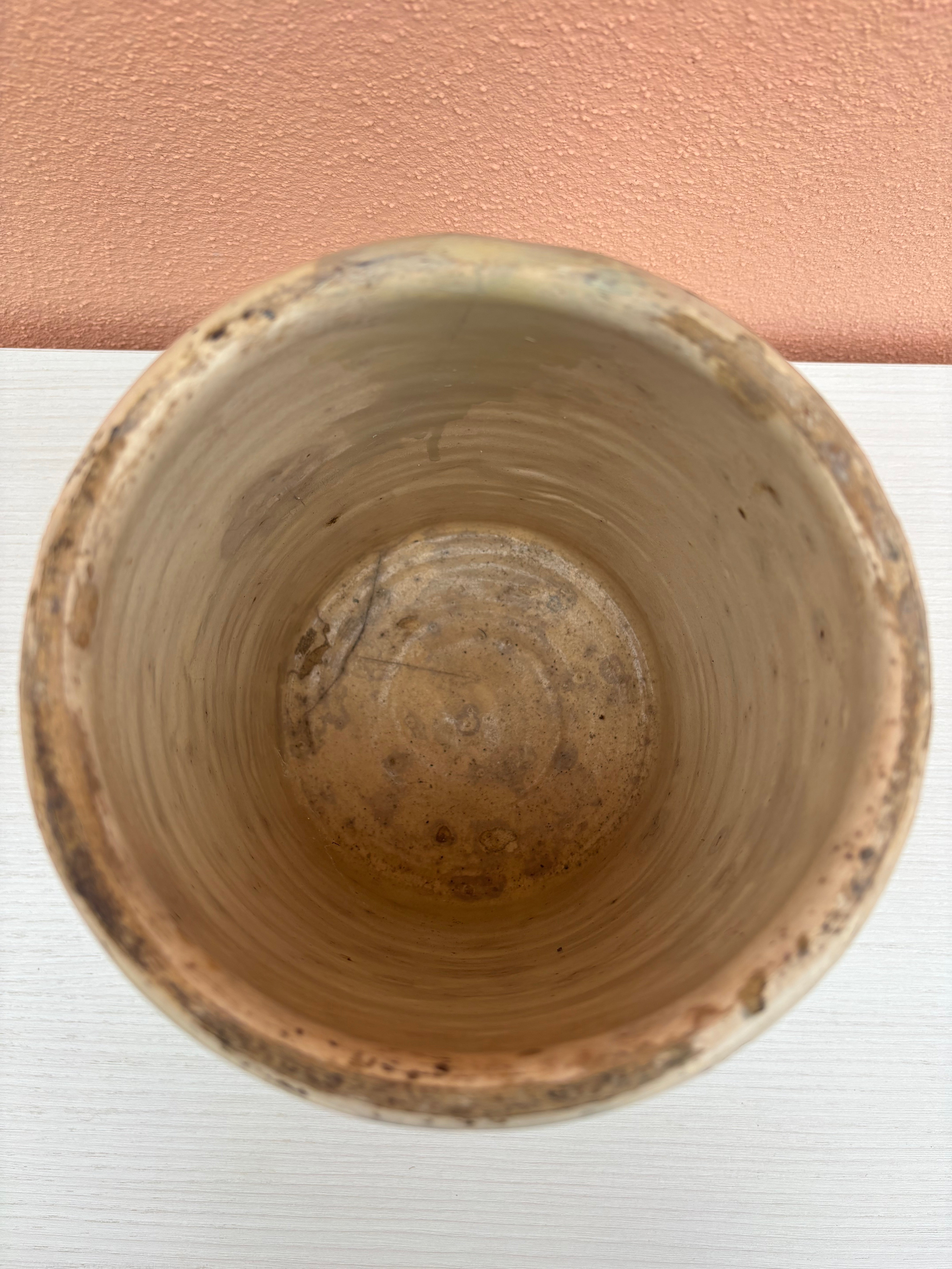 Italiensk krukke, h20 cm.