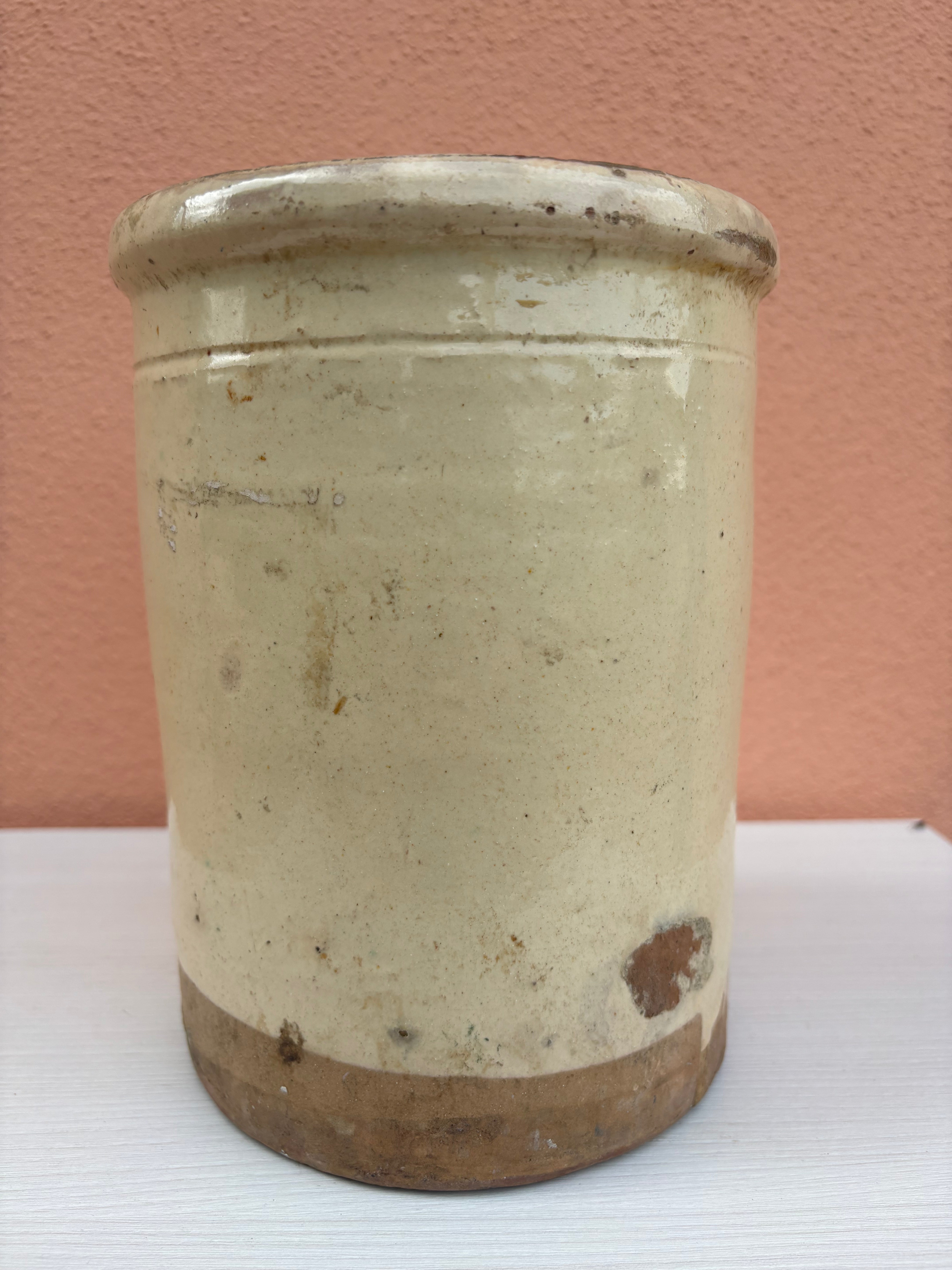 Italiensk krukke, h21 cm.