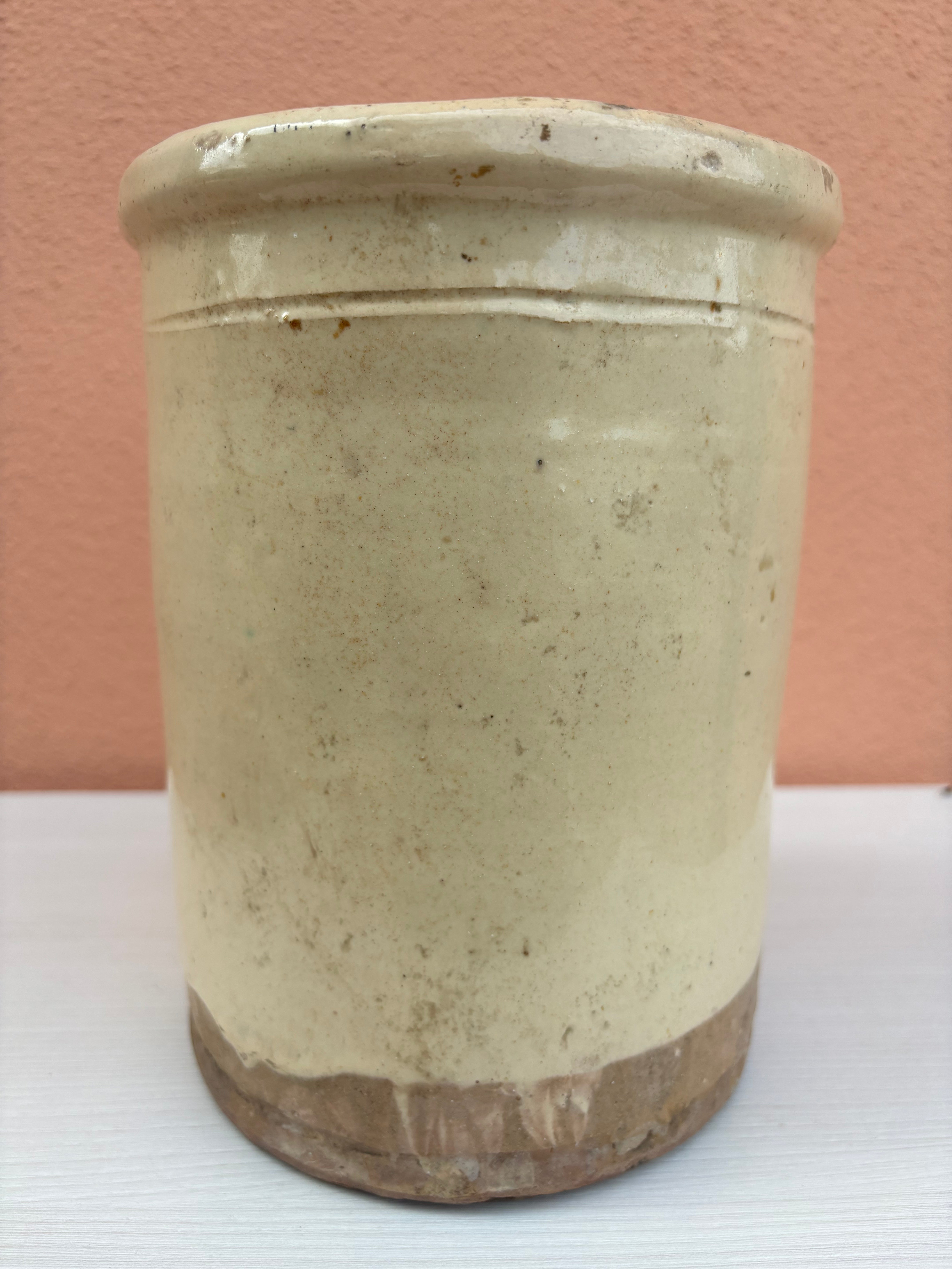 Italiensk krukke, h21 cm.