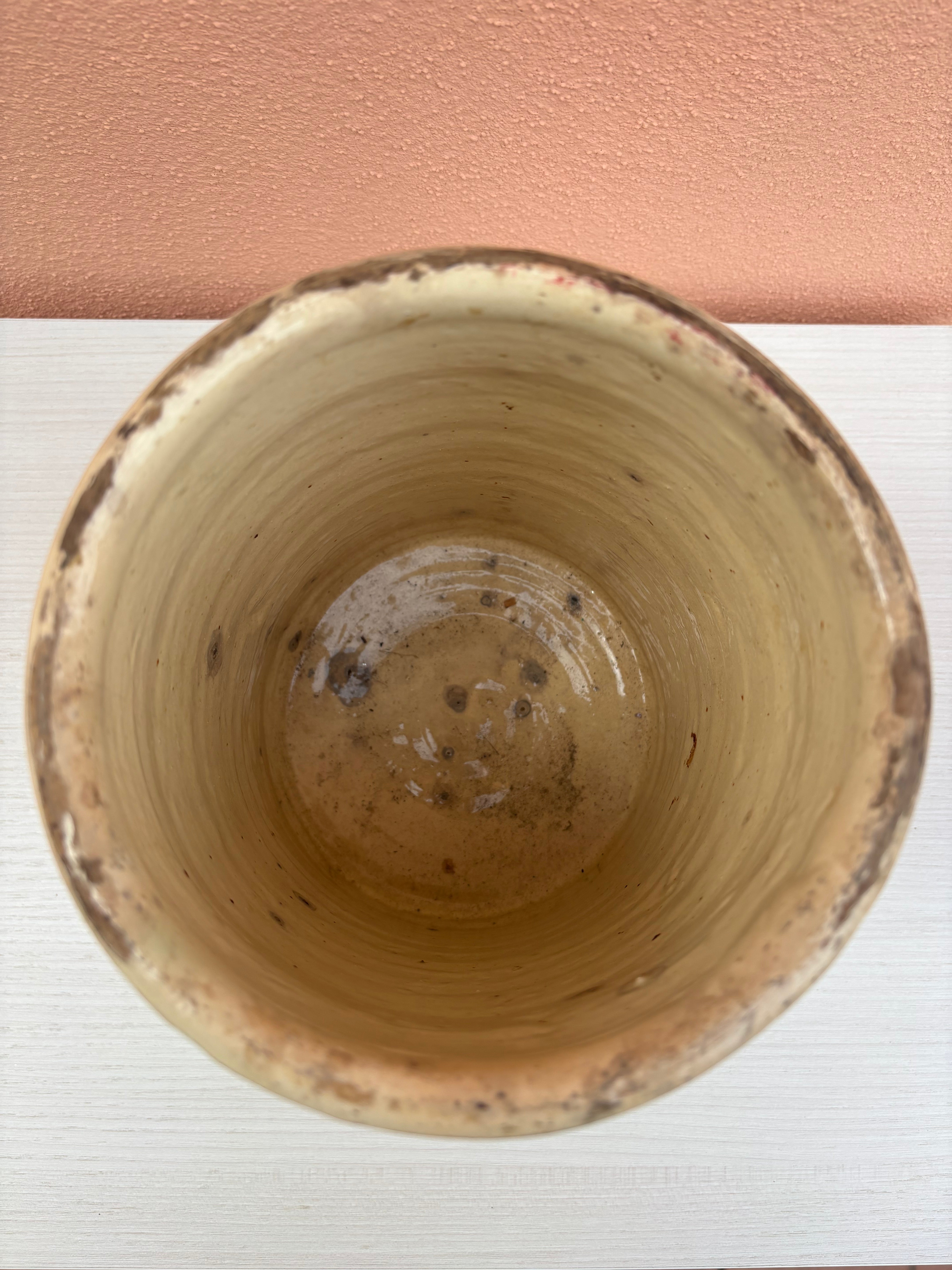 Italiensk krukke, h21 cm.