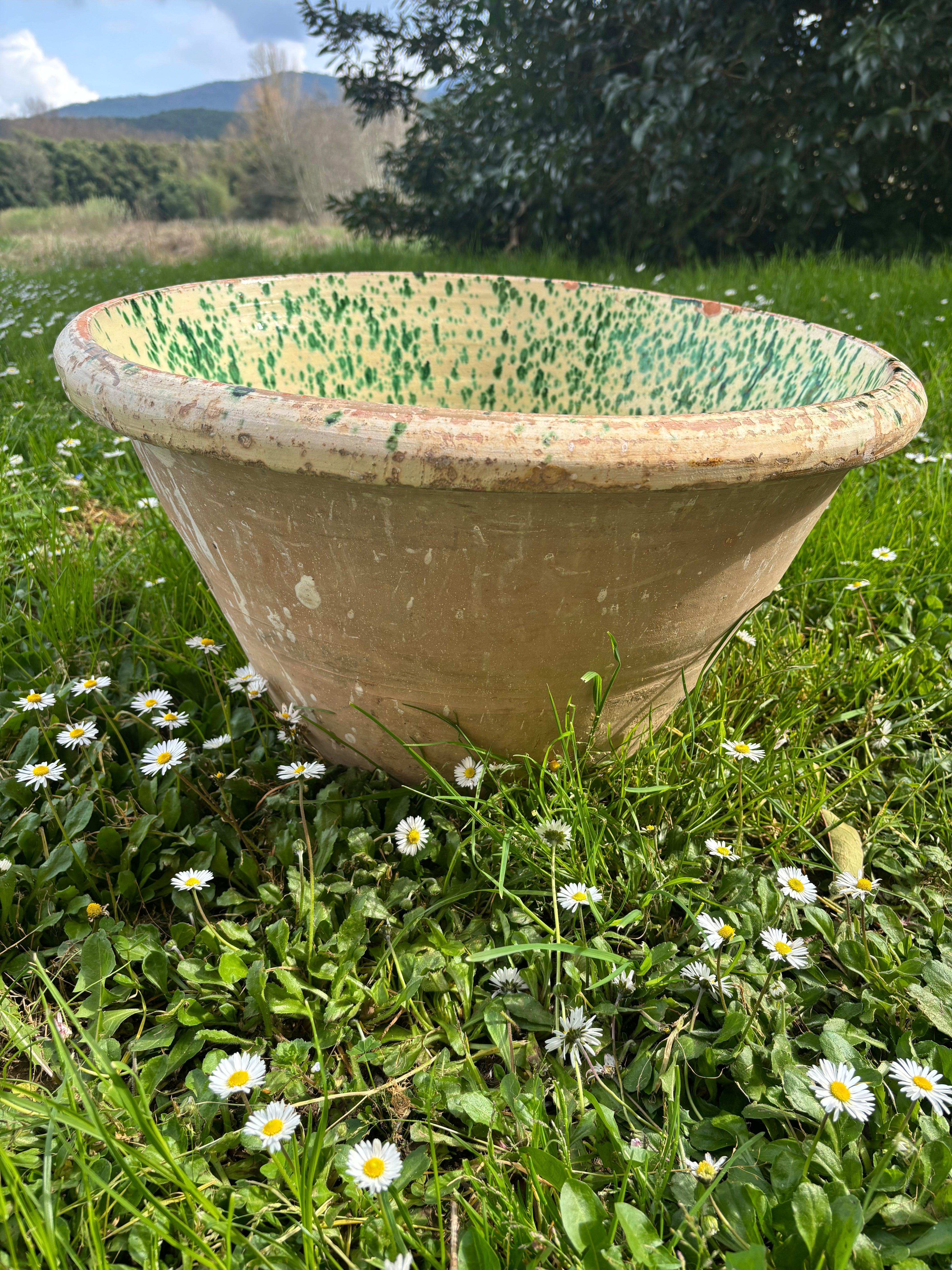 Italiensk tallerken, Ø53 cm.