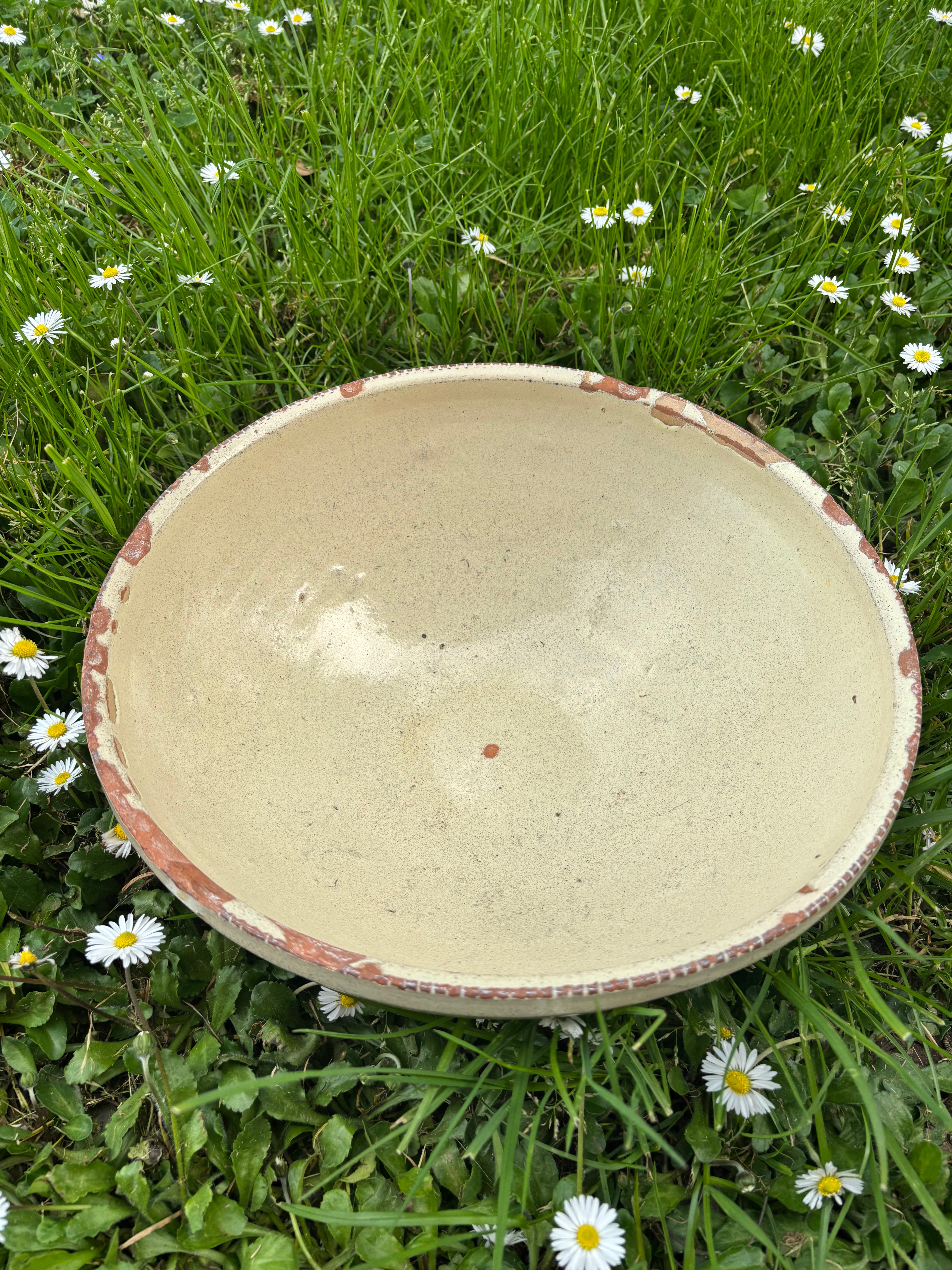 Italiensk skål, Ø32 cm.