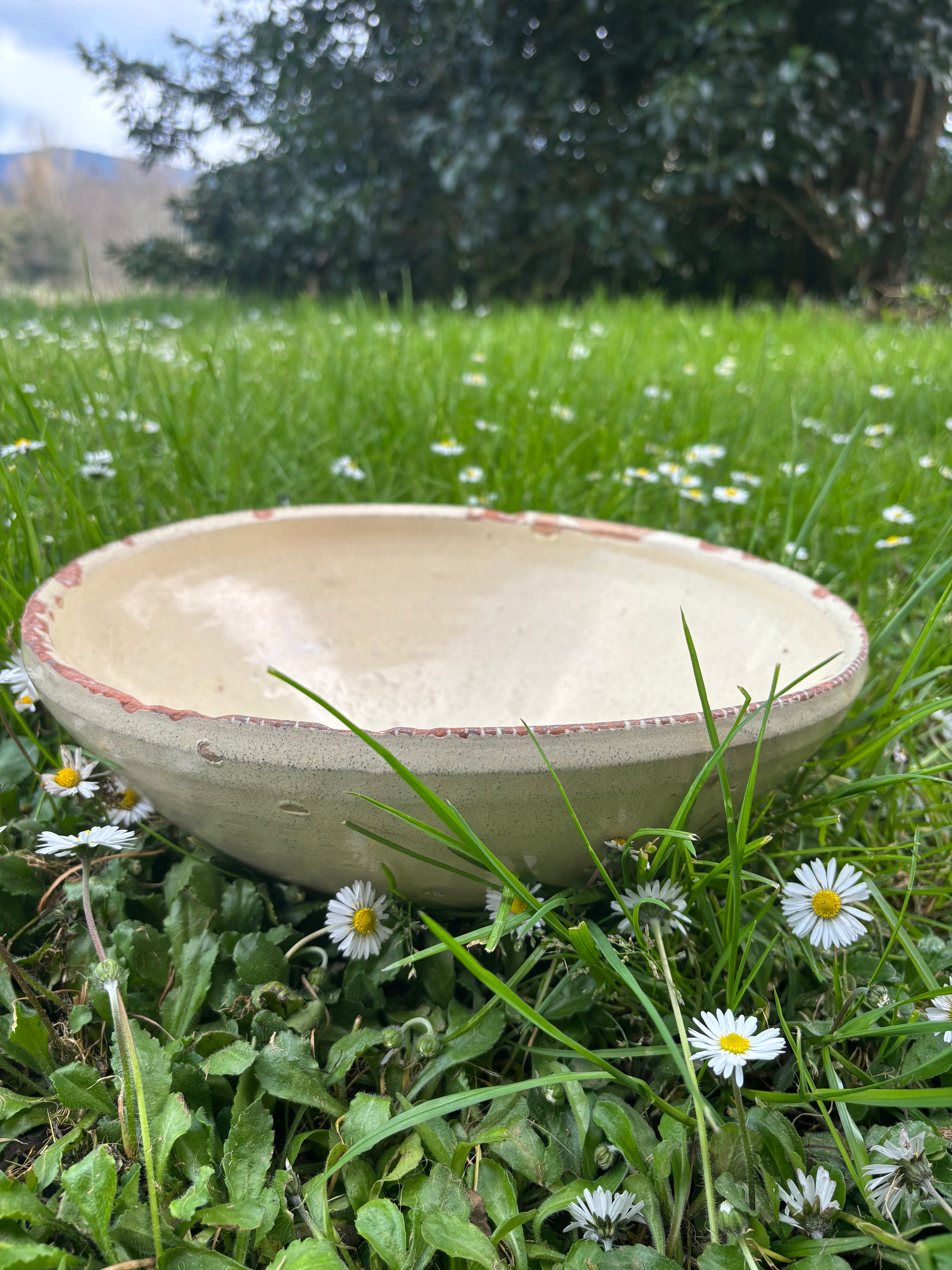 Italiensk skål, Ø32 cm.
