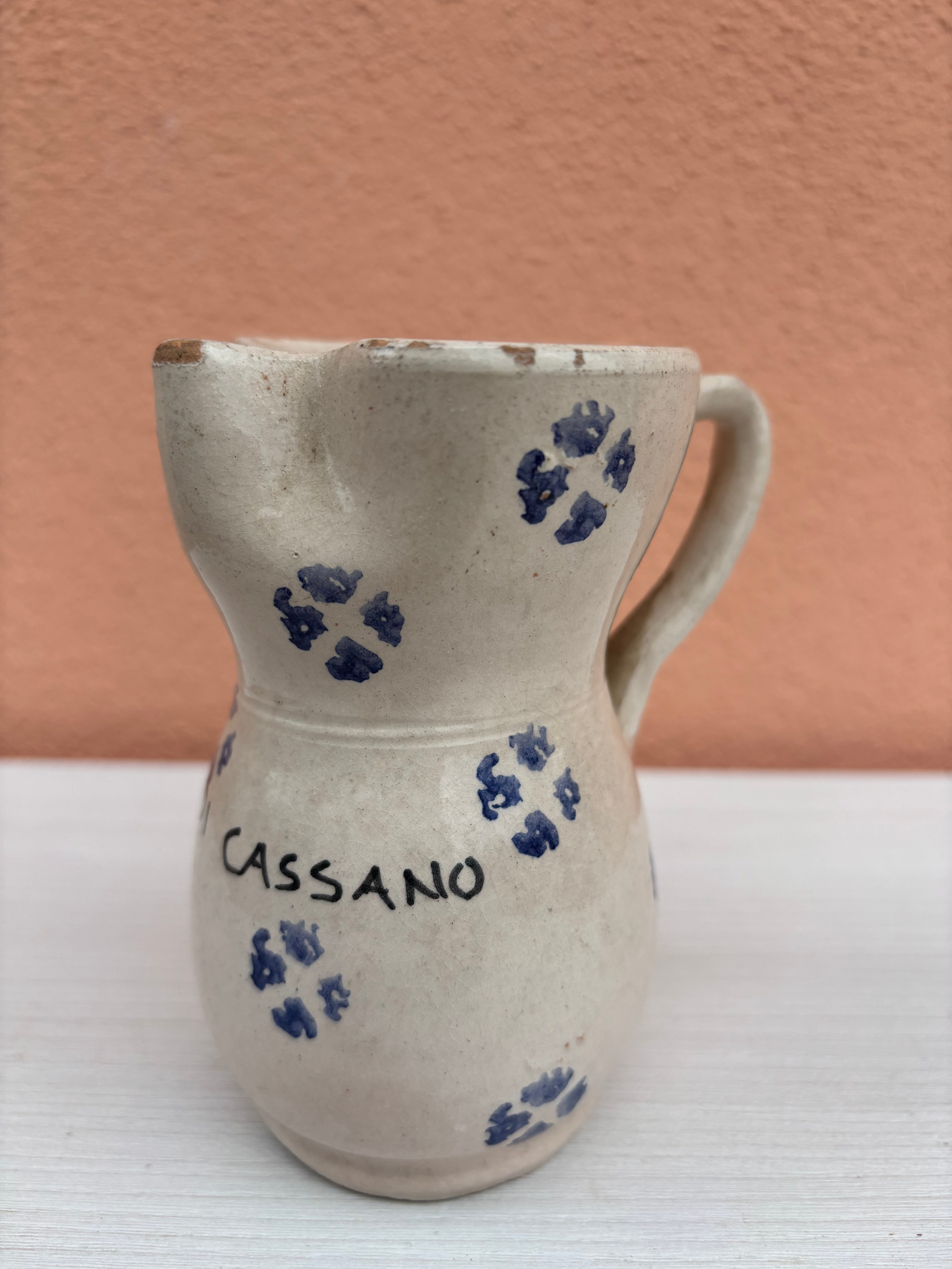 Italian jug, H12 cm.