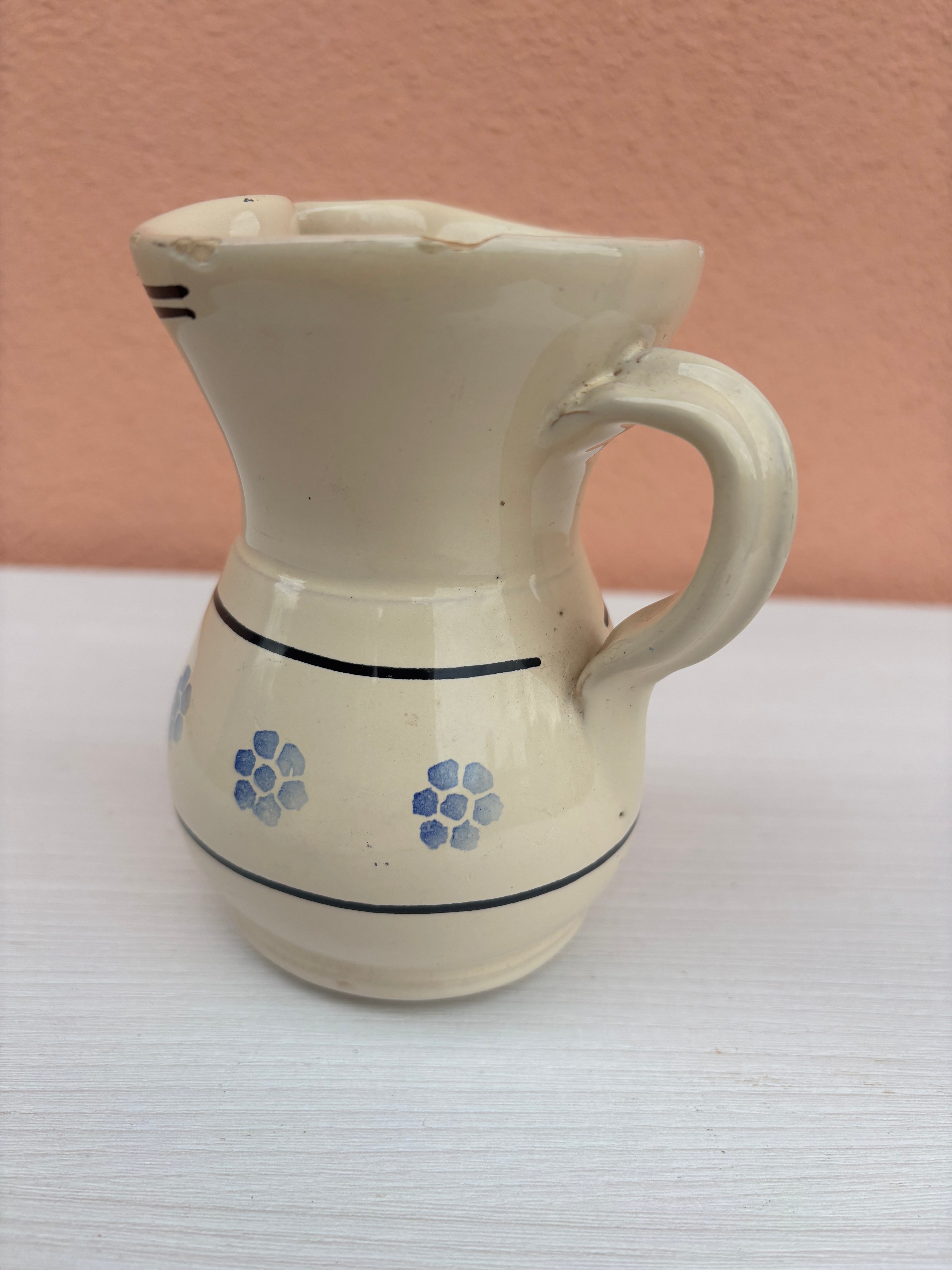Italian jug, h11 cm.