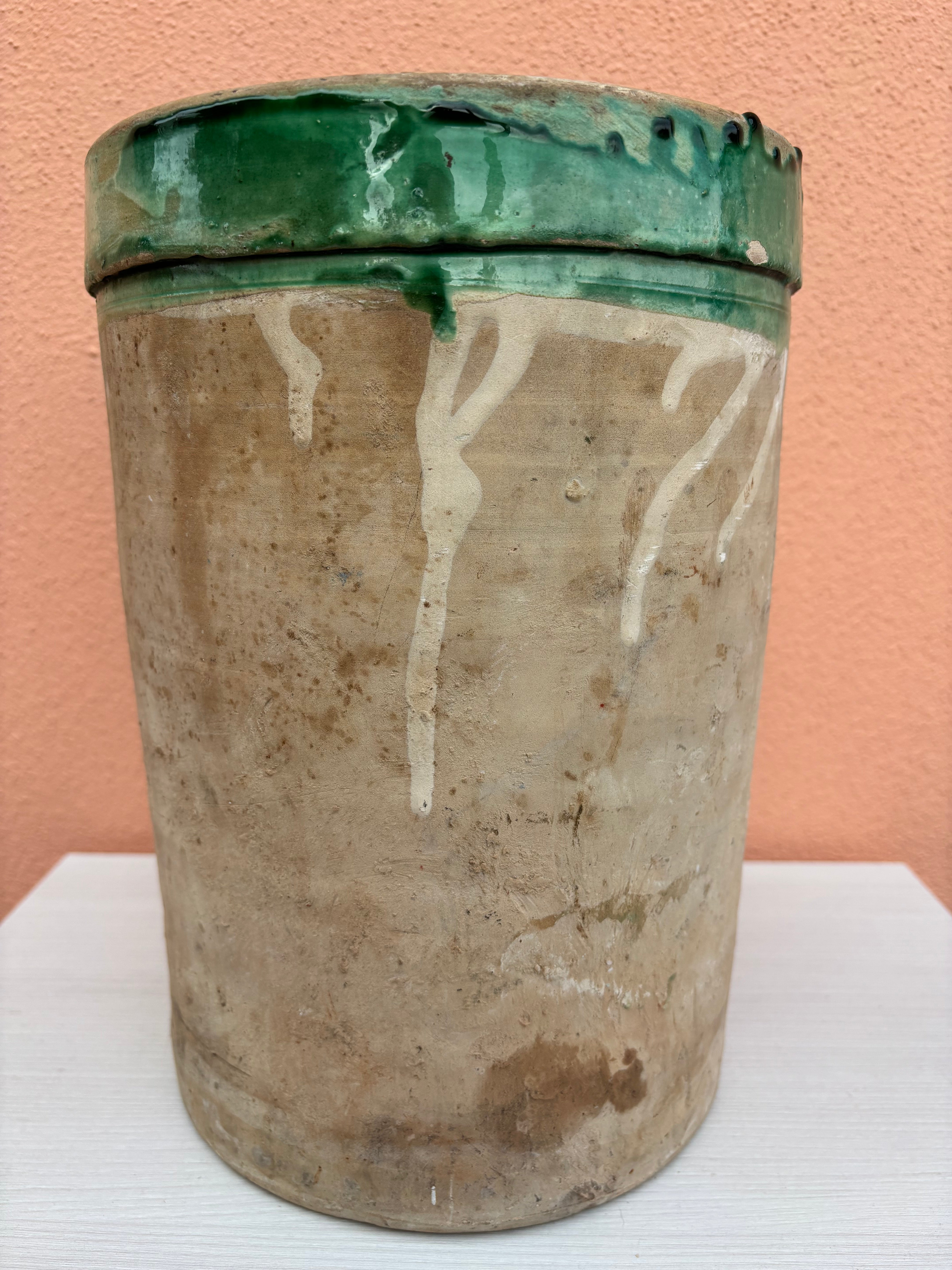 Italiensk krukke, h28 cm.