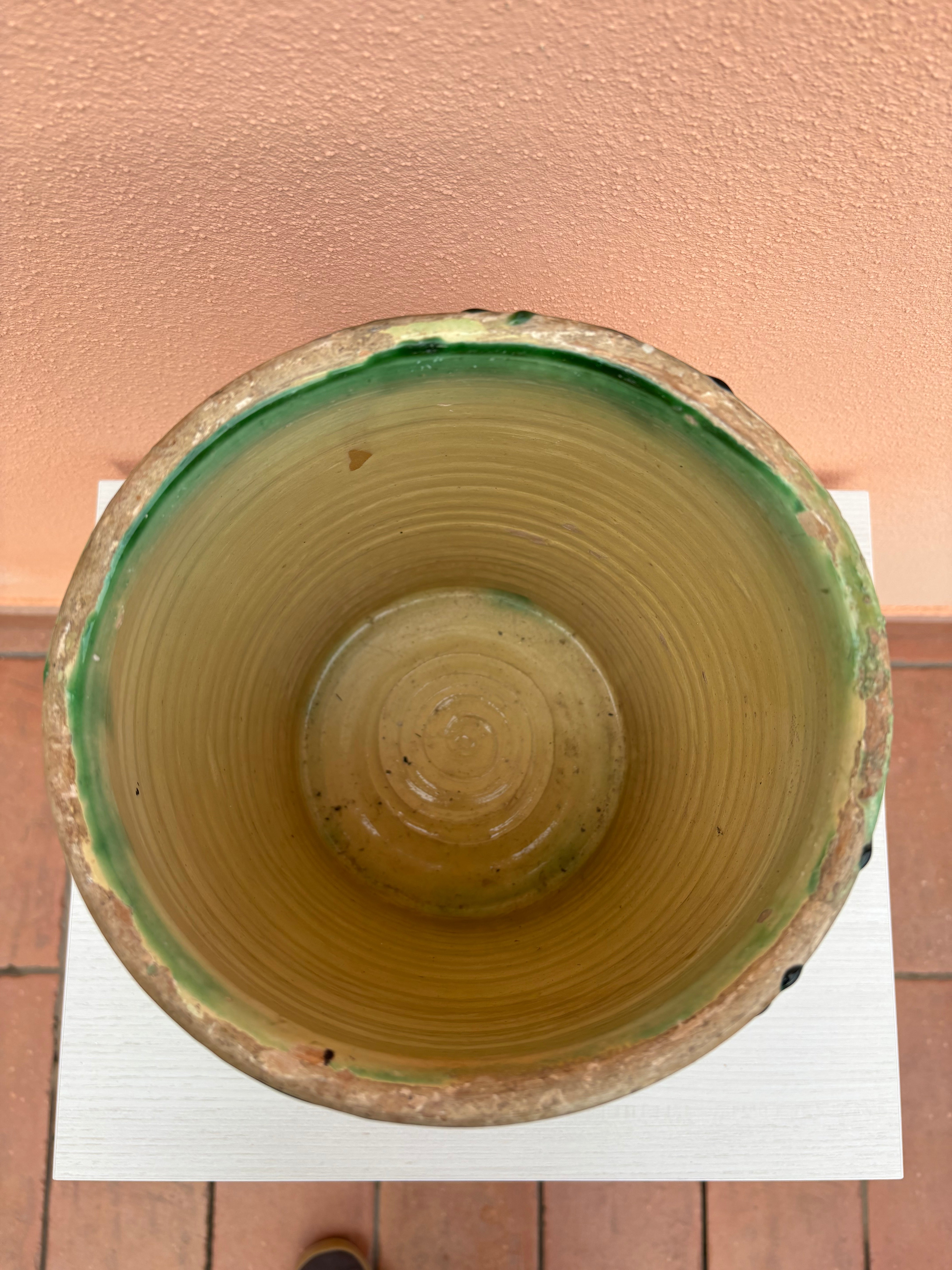 Italiensk krukke, h28 cm.