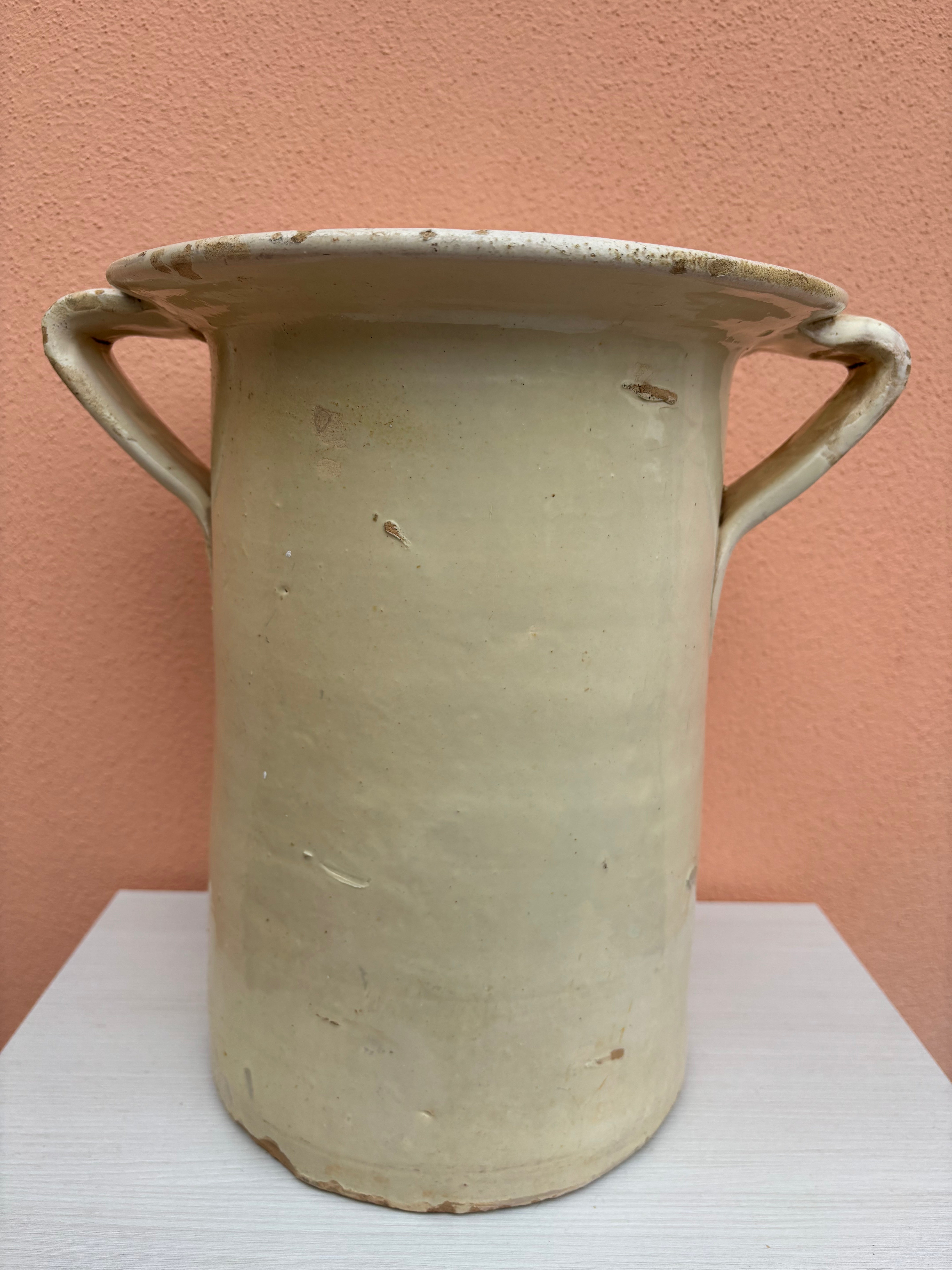 Italiensk krukke, h33 cm.
