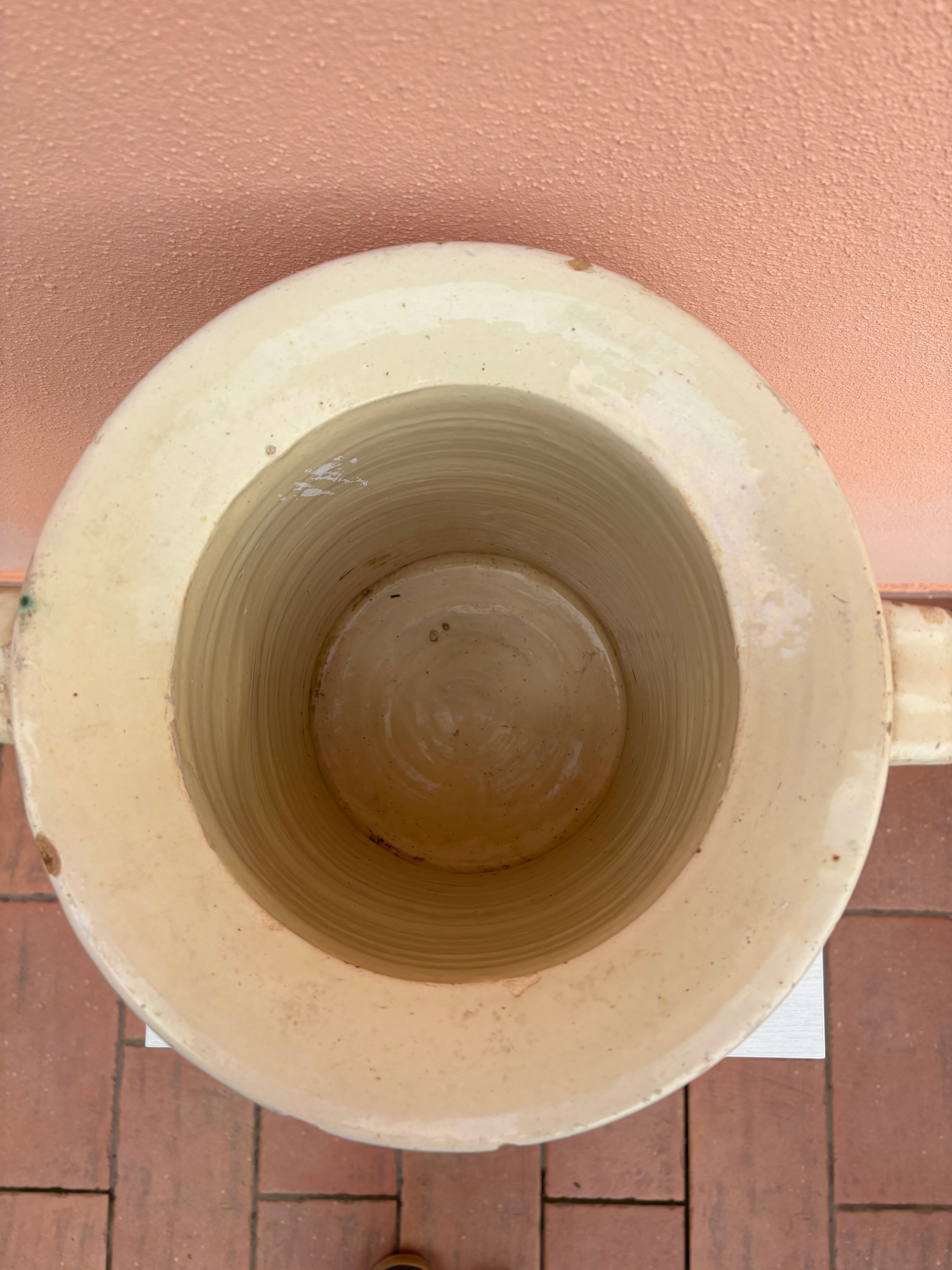 Italiensk krukke, h33 cm.