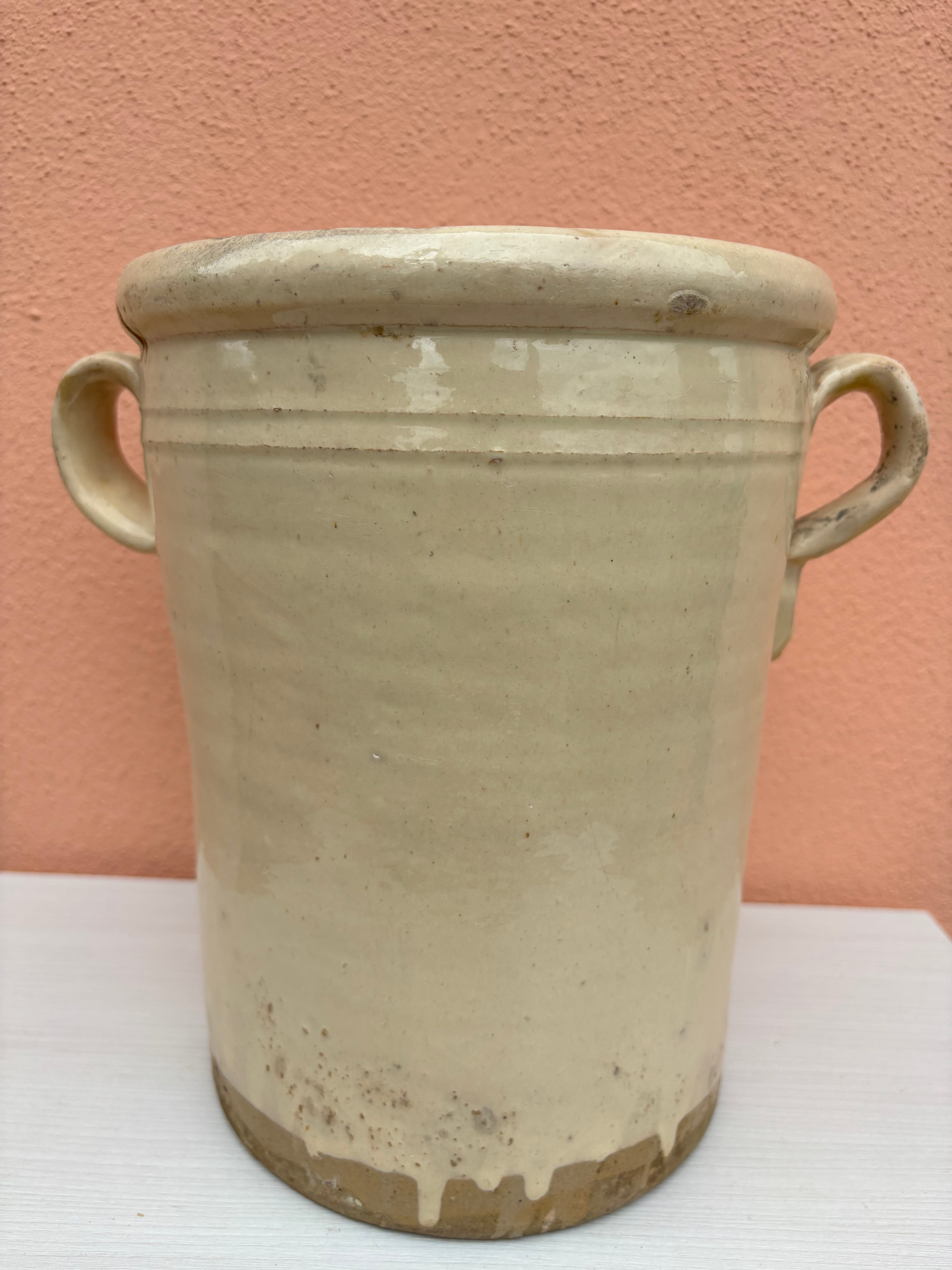 Italiensk krukke, h25 cm.