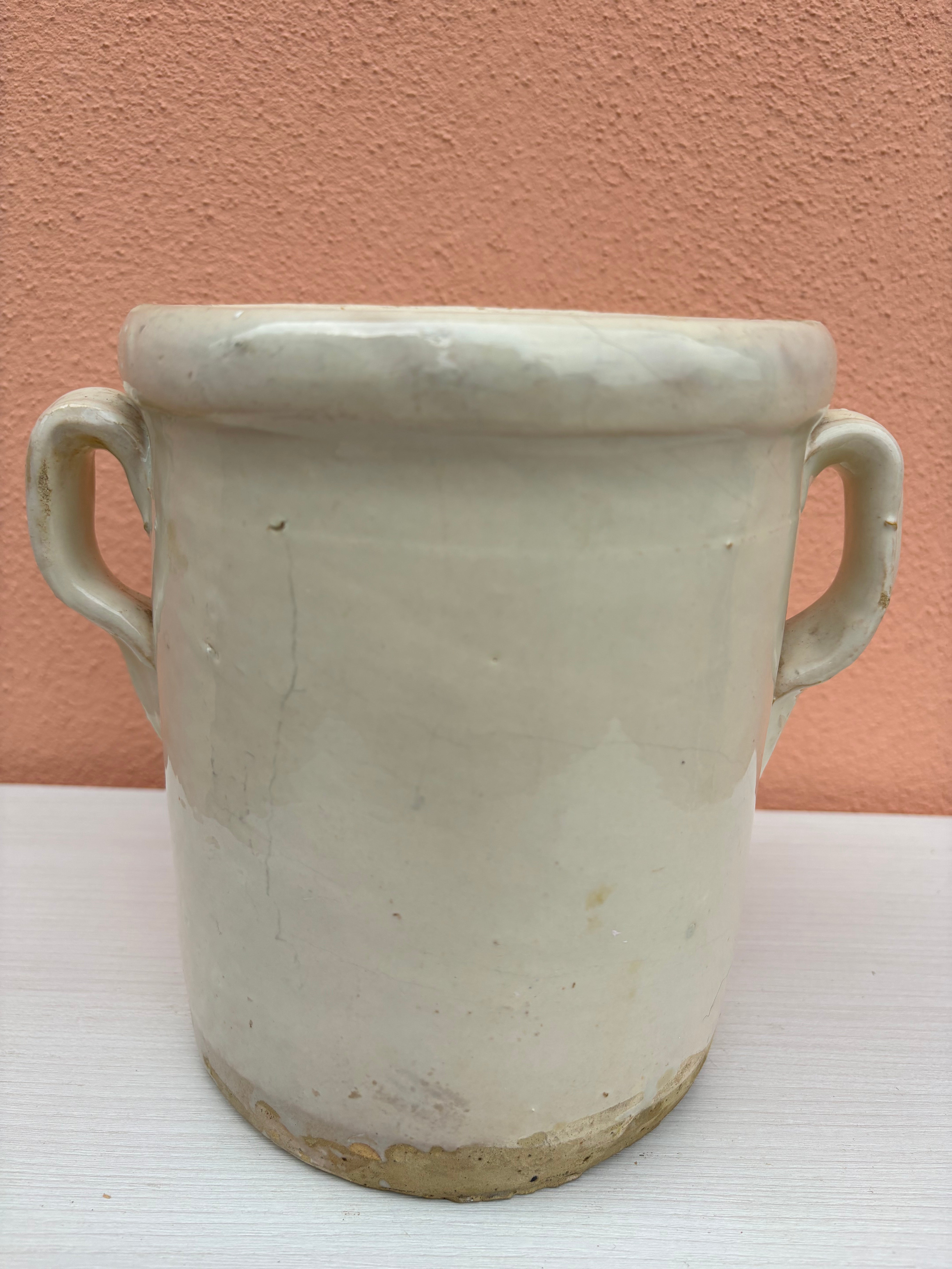 Italiensk krukke, h18 cm.