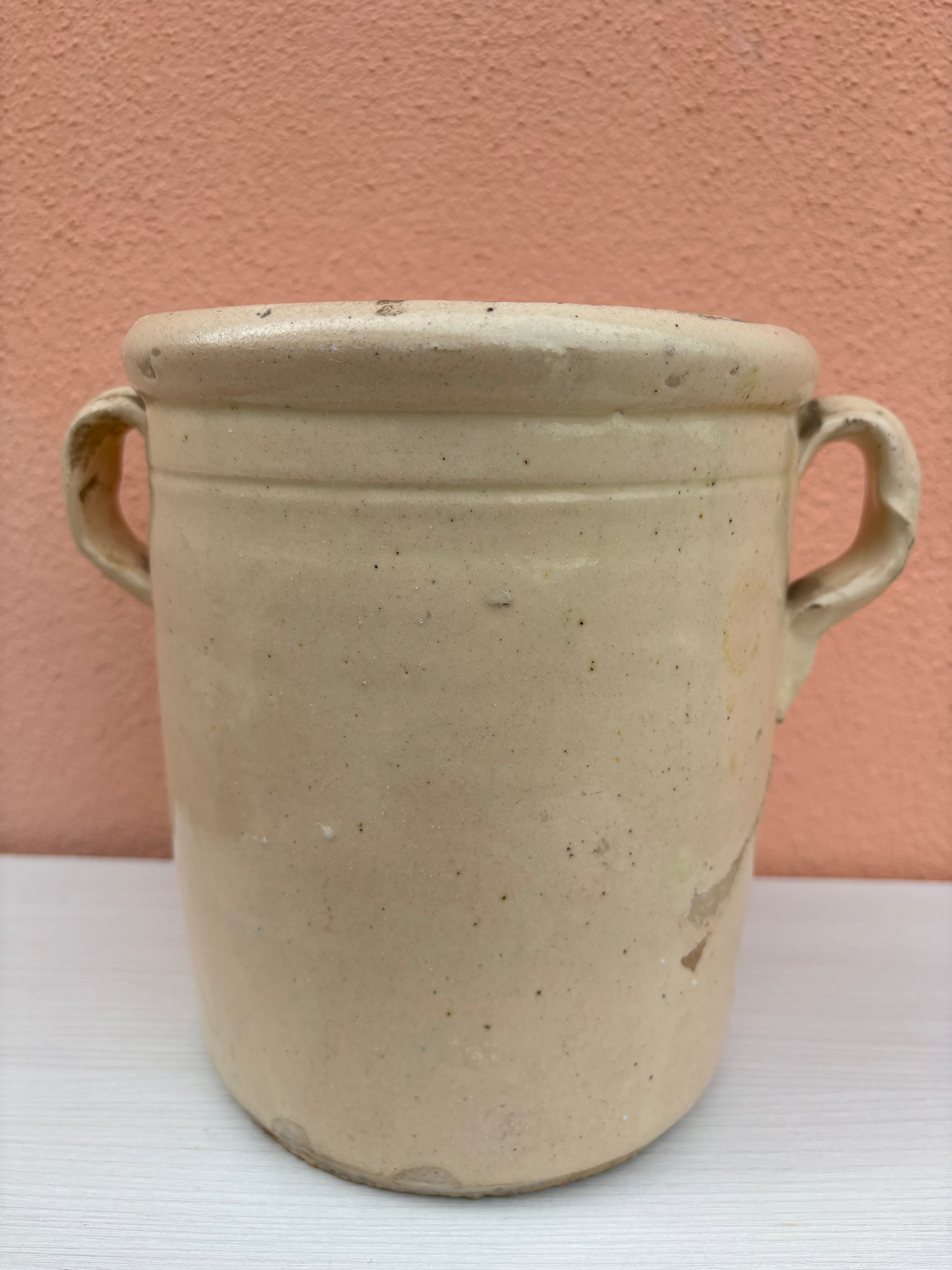 Italiensk krukke, h19 cm.