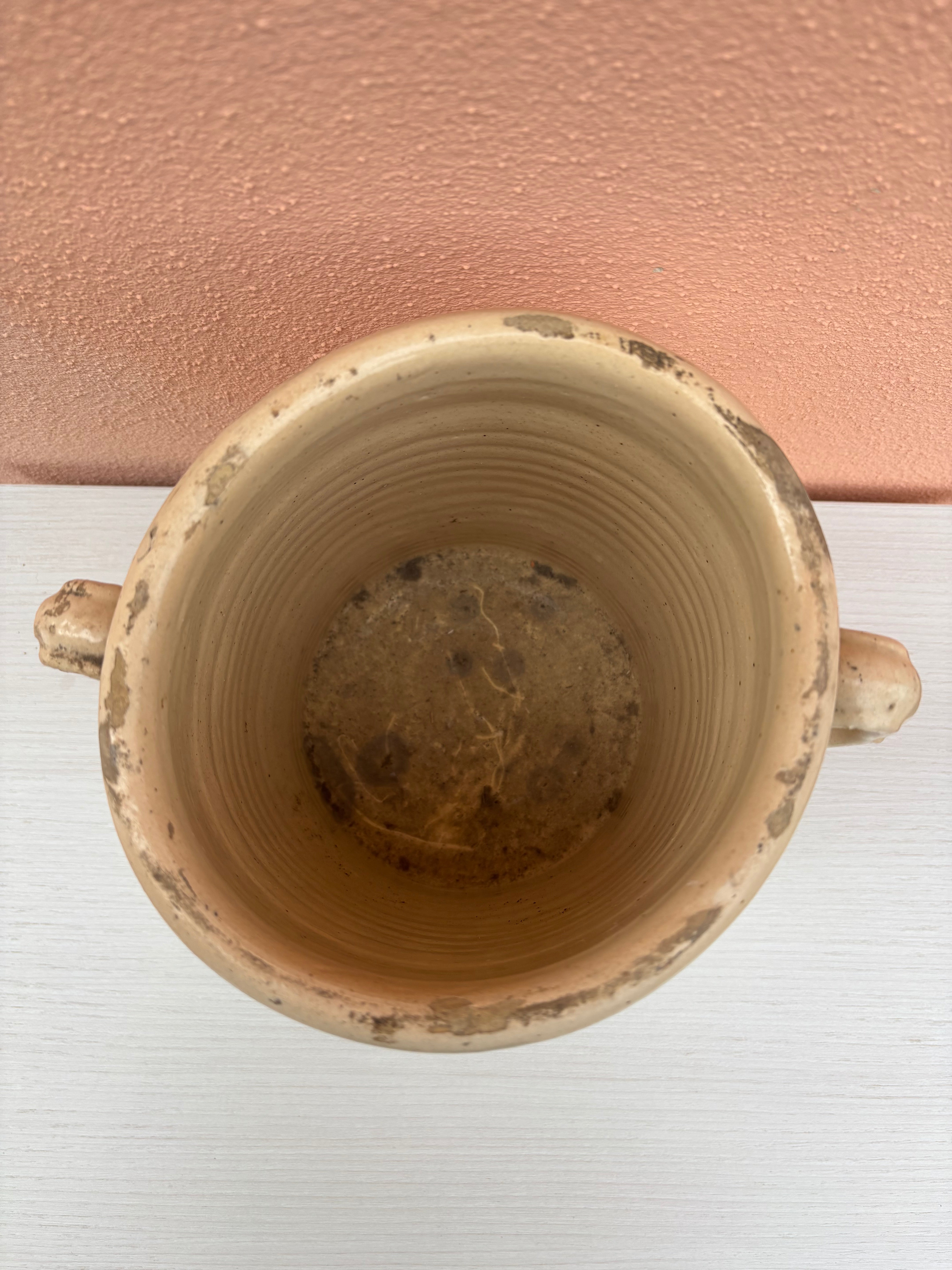 Italiensk krukke, h19 cm.