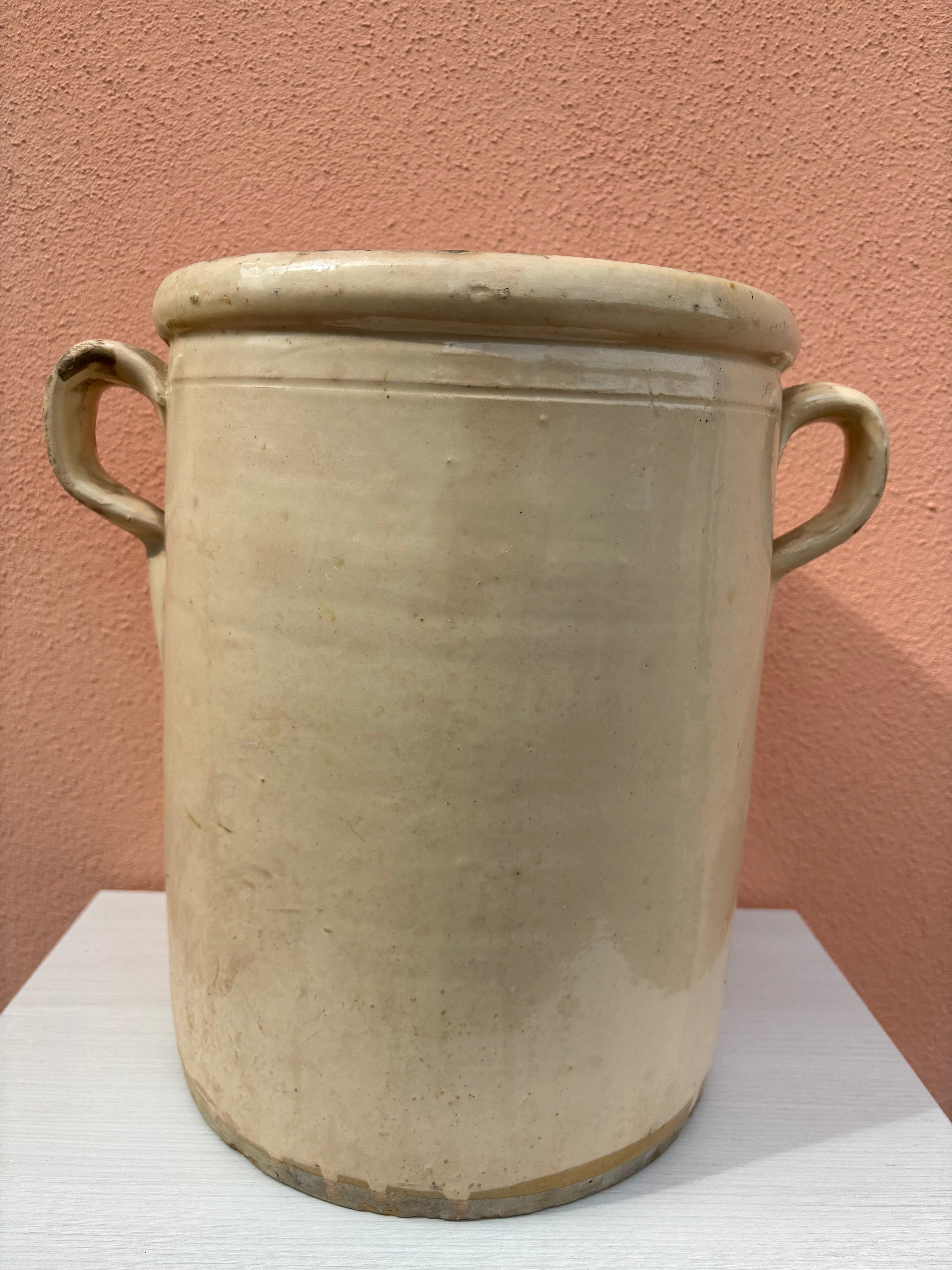 Italiensk krukke, h33 cm.