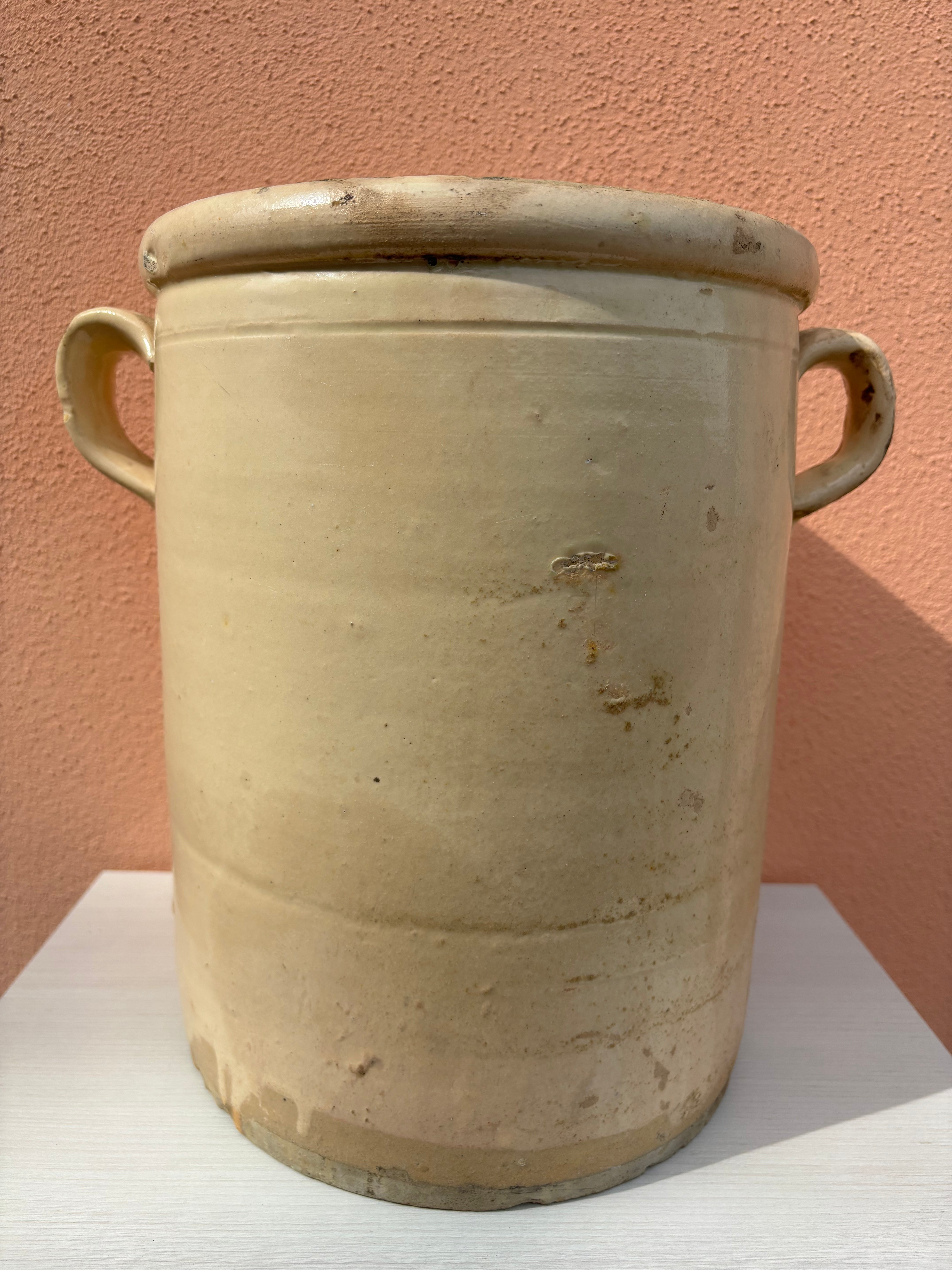 Italiensk krukke, h33 cm.