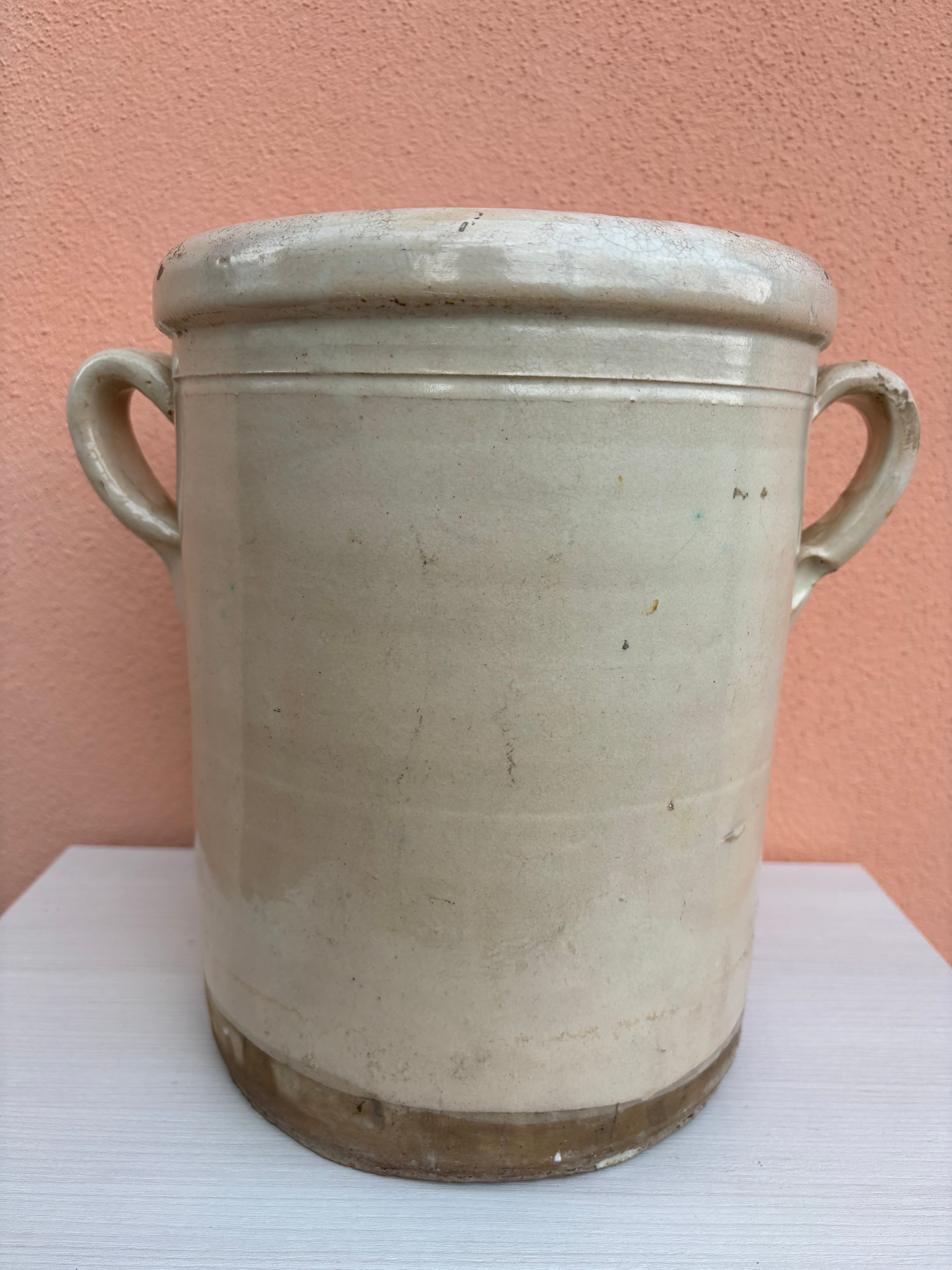 Italiensk krukke, h28 cm.