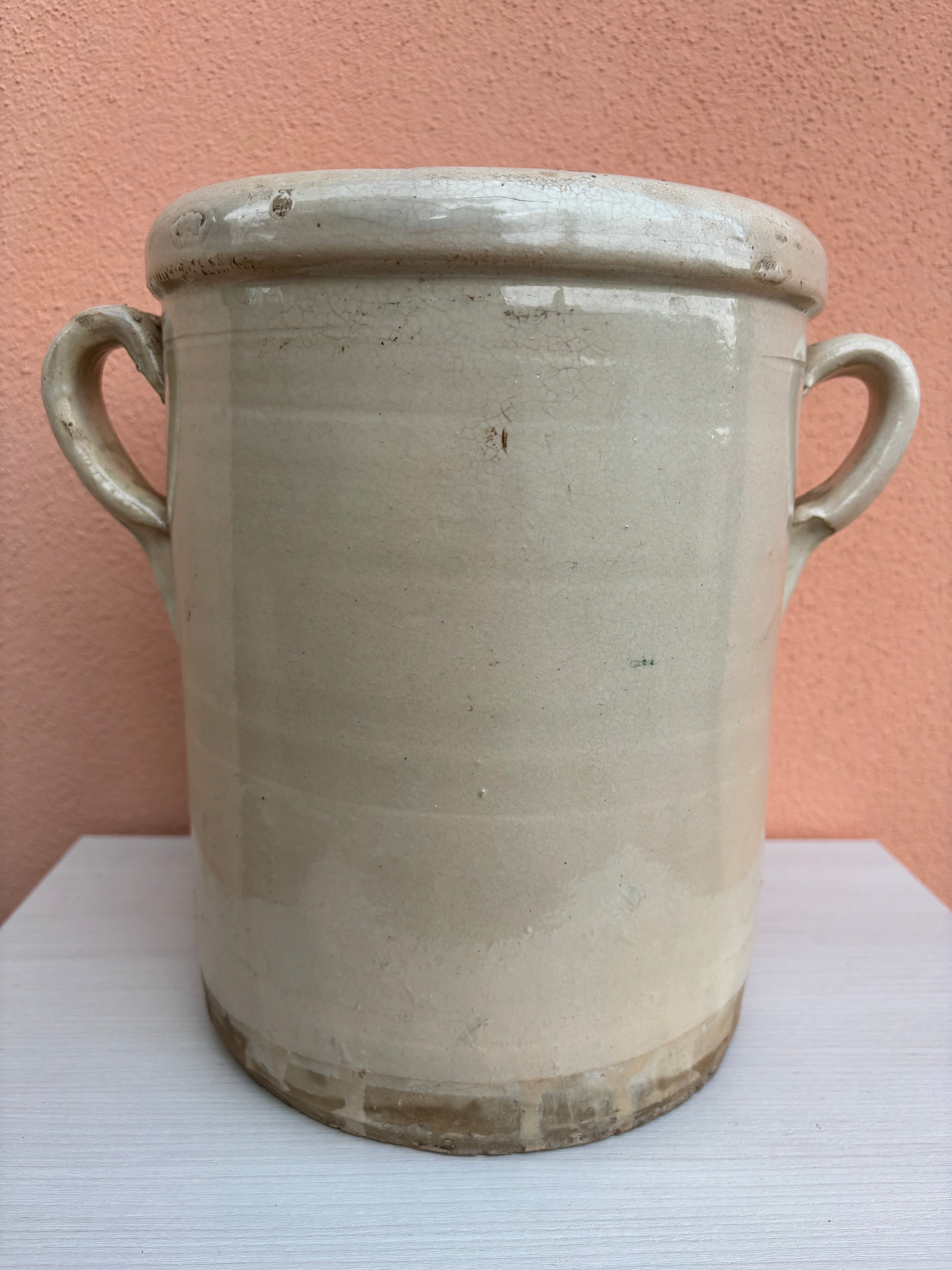 Italiensk krukke, h28 cm.
