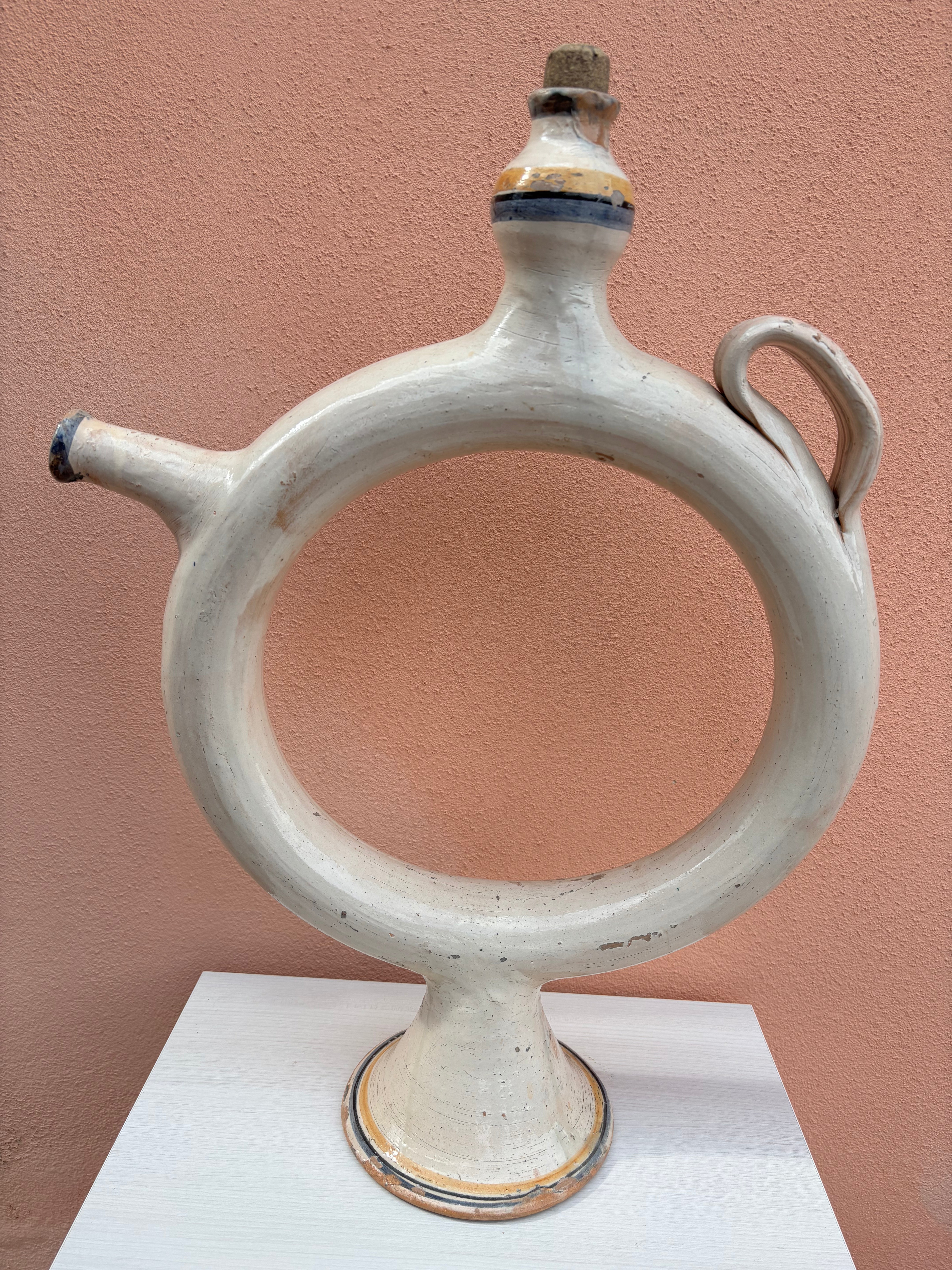 Italian oil jug, H59 cm.
