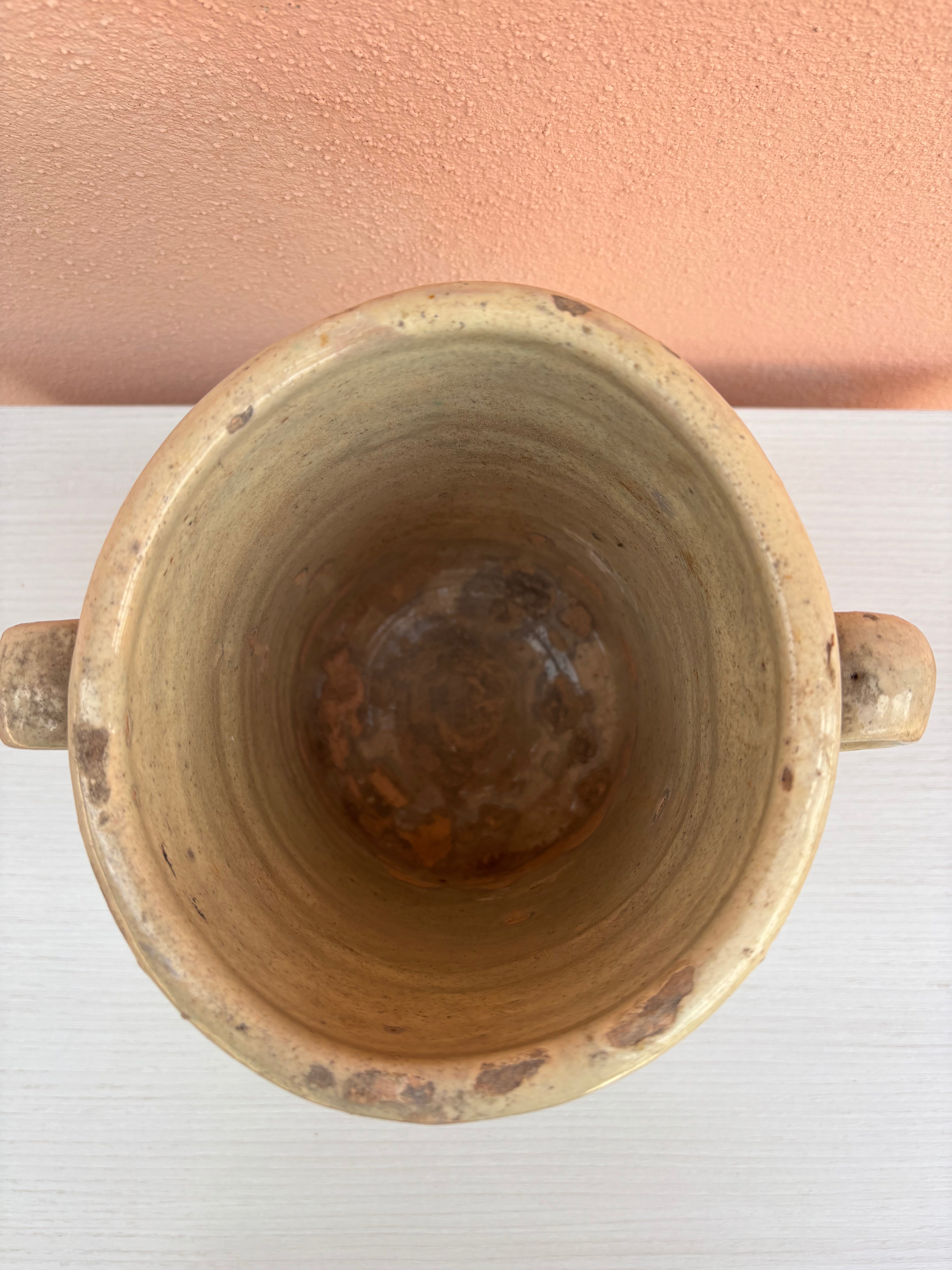 Italiensk krukke, h20 cm.