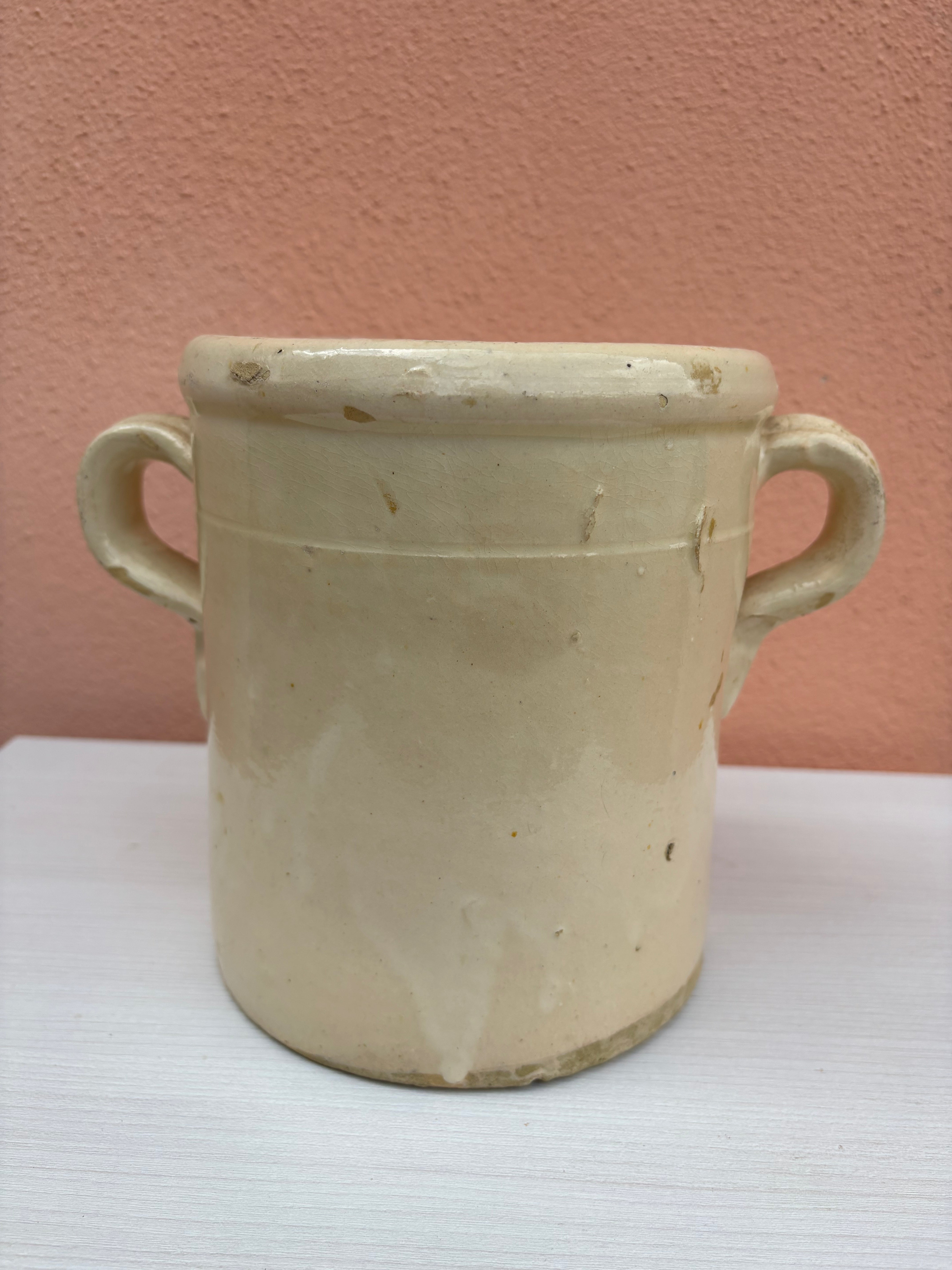 Italiensk krukke, h18 cm.