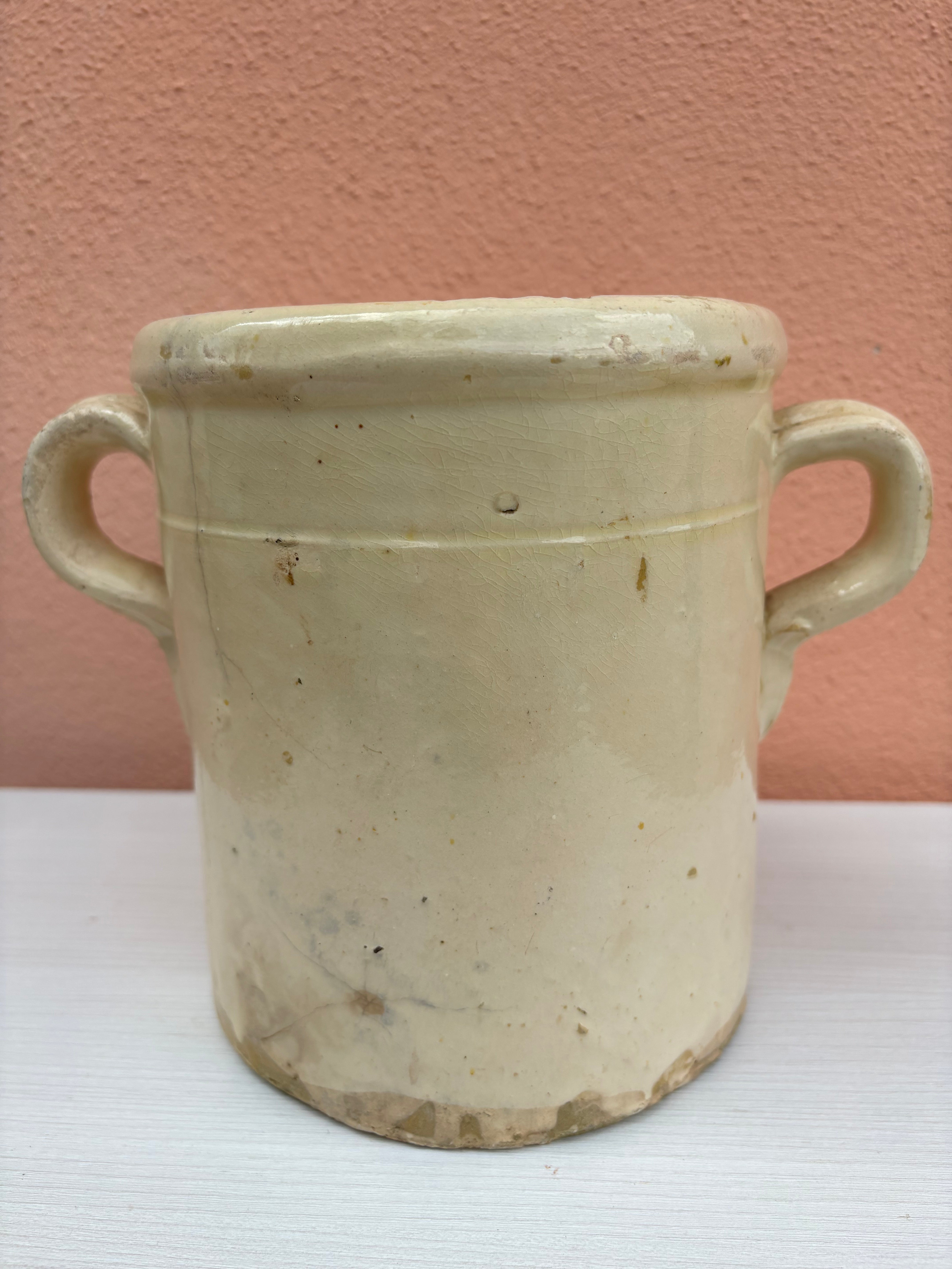 Italiensk krukke, h18 cm.