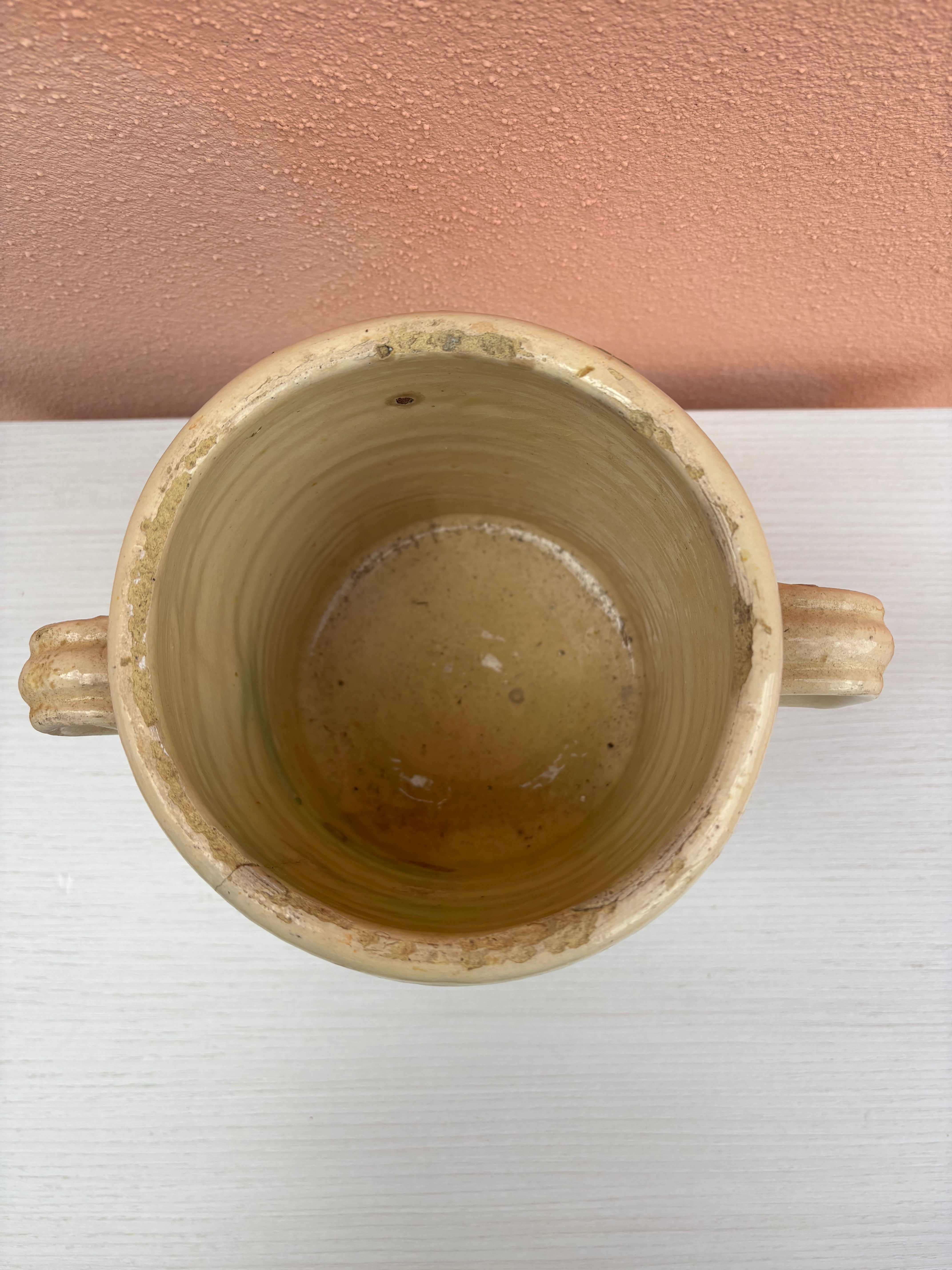 Italiensk krukke, h18 cm.