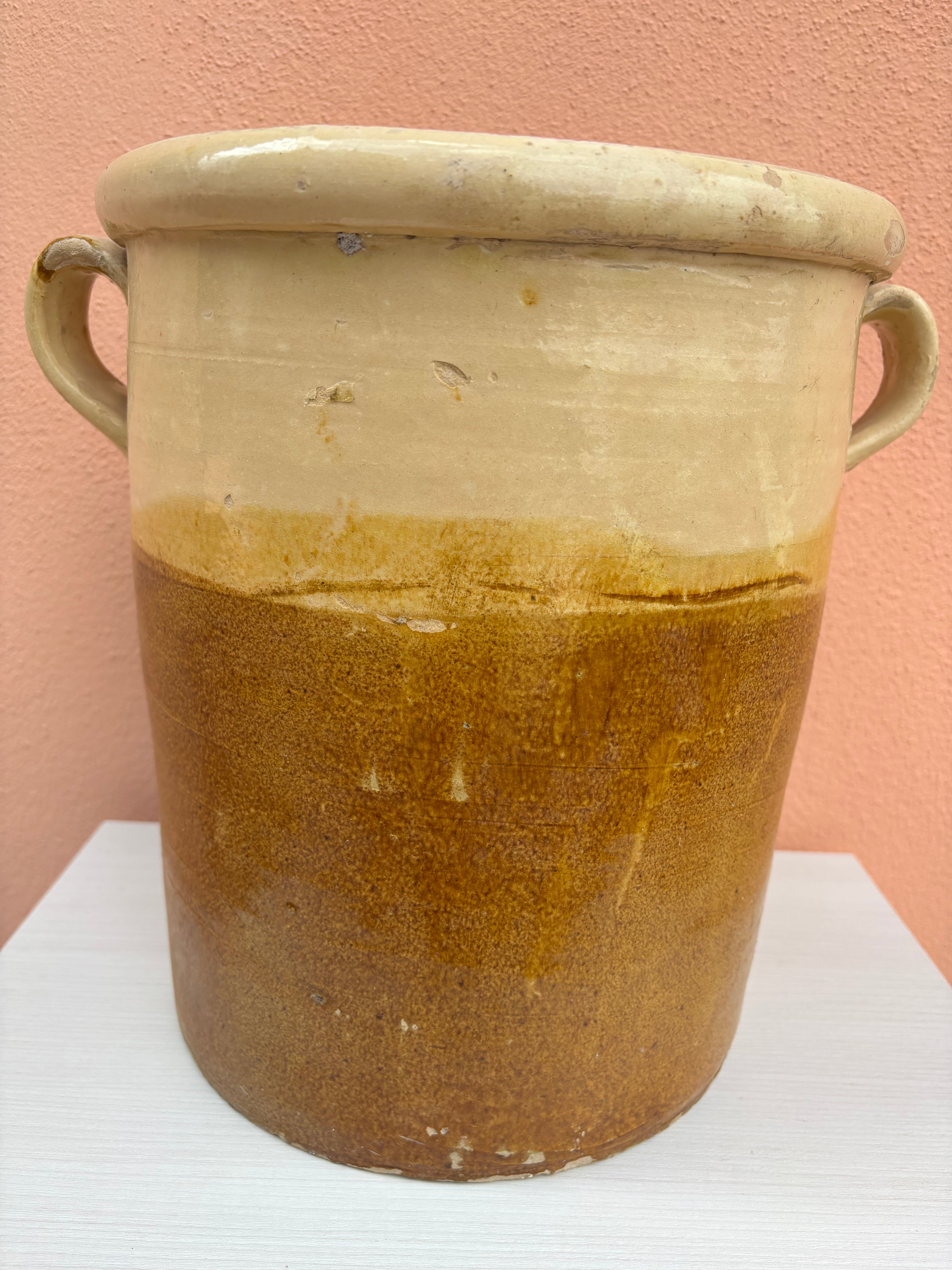 Italiensk krukke, h32 cm.